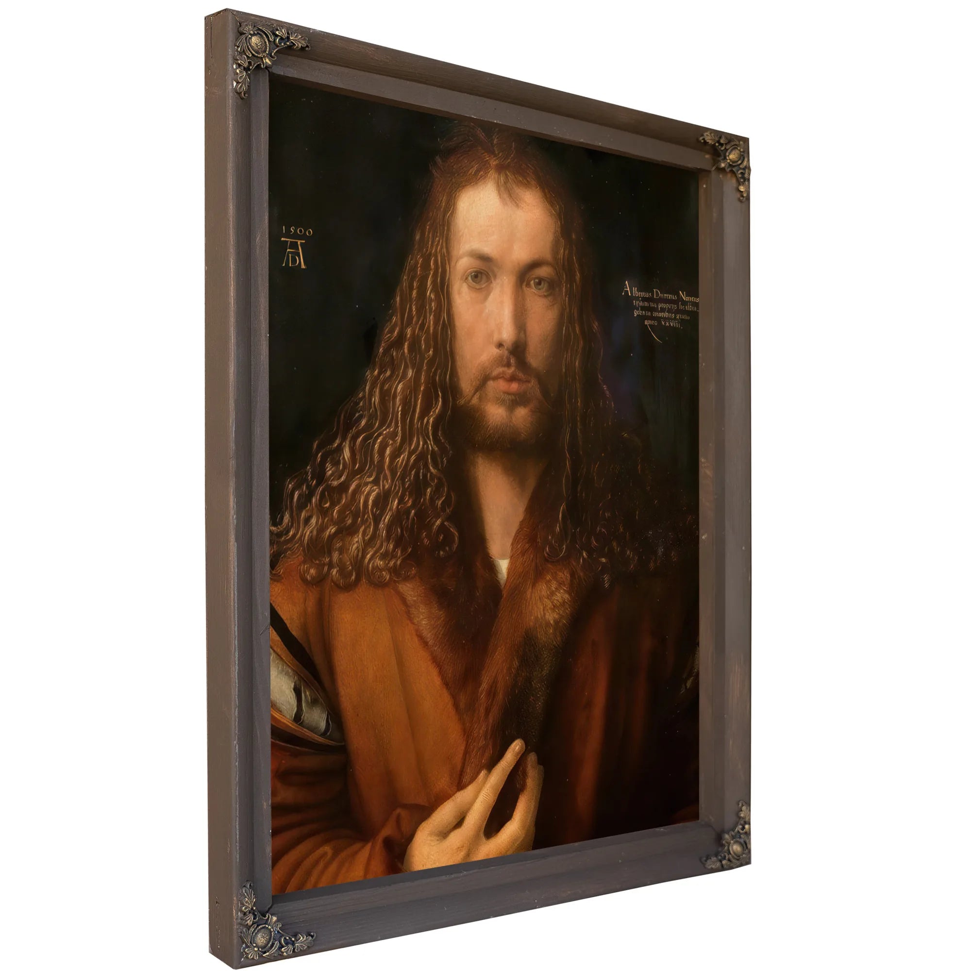 Self Portrait At Age 28 1500 By Albrecht Durer Fine Art Print
