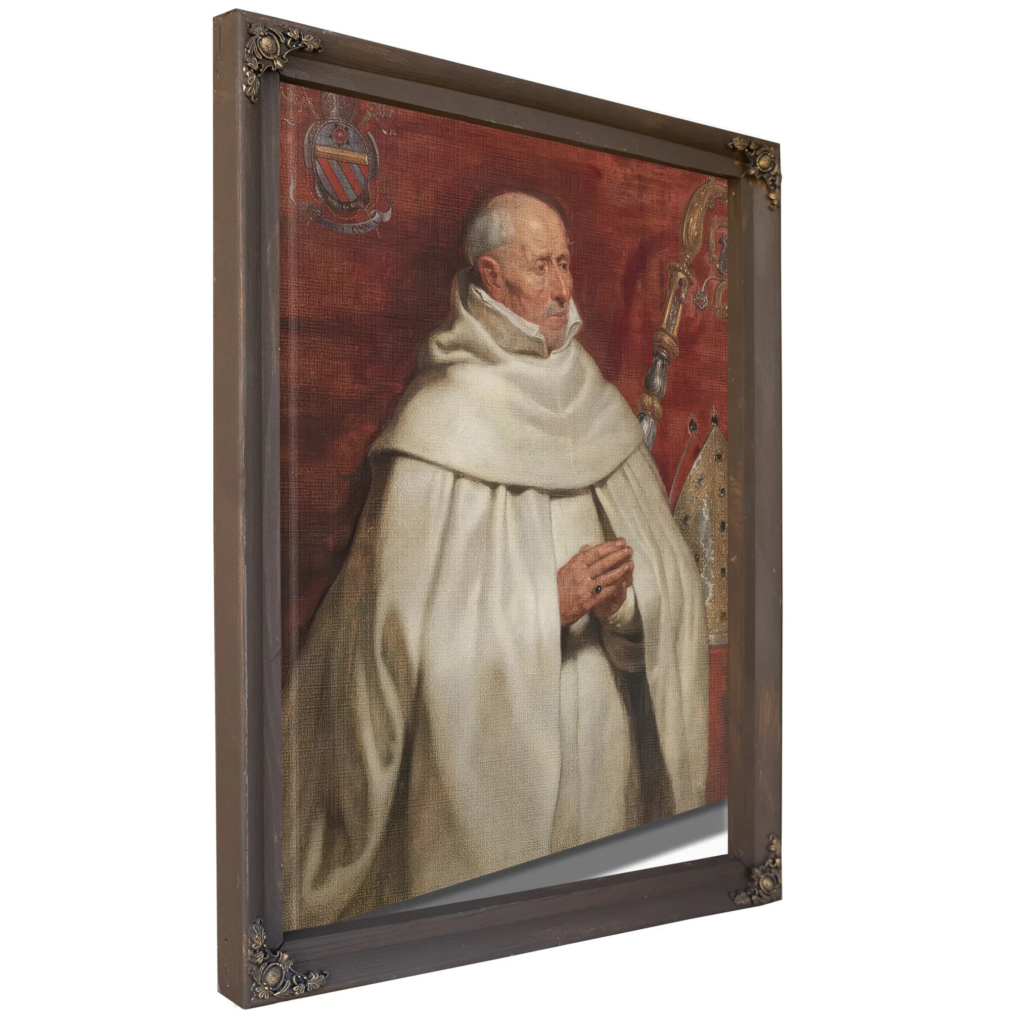 Matthaeus Yrsselius (1541 1629) Abbot Of Sint Michiel's Abbey In Antwerp By Peter Paul Rubens Fine Art Print