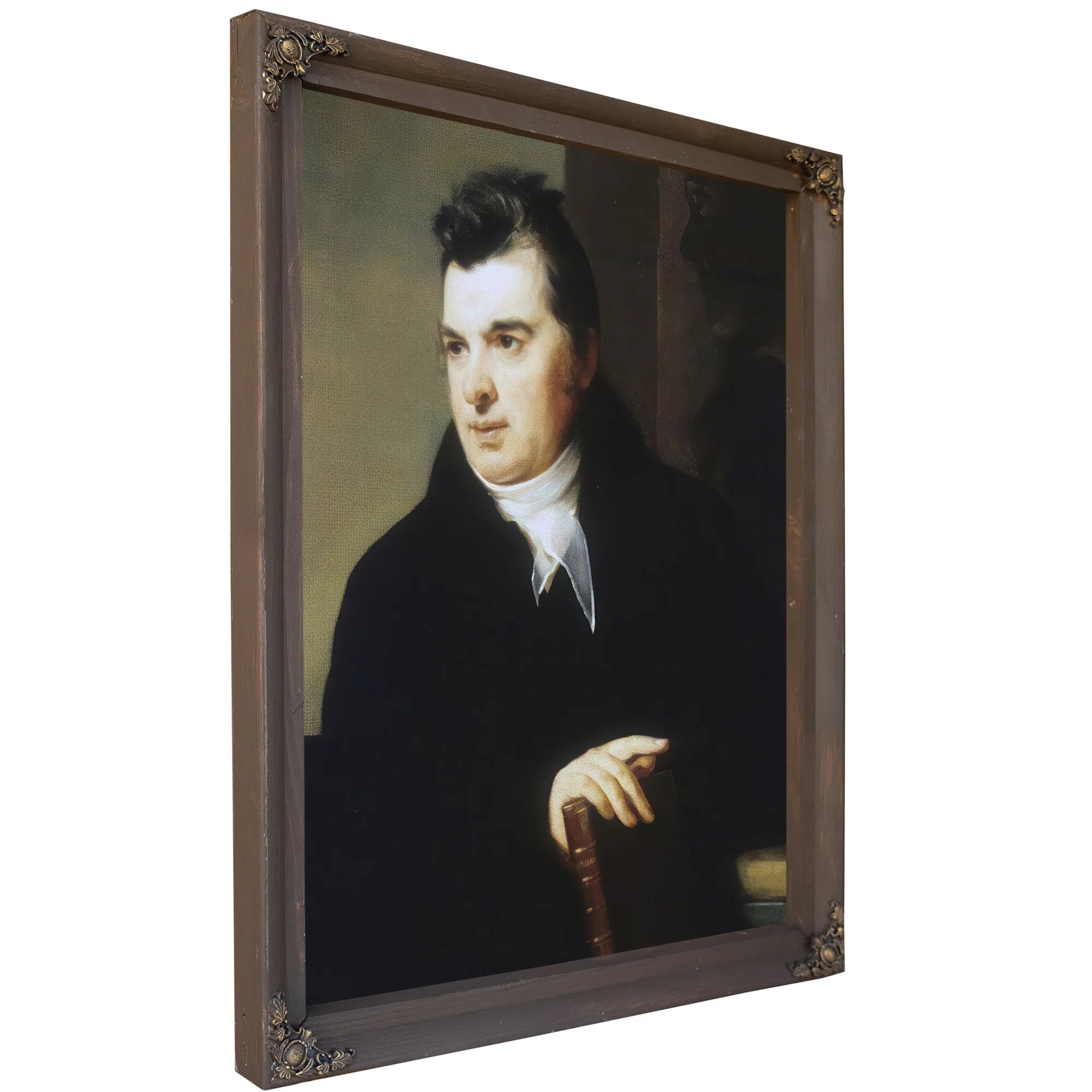 Portrait Of David Hosack, M.D. By Thomas Sully Fine Art Print