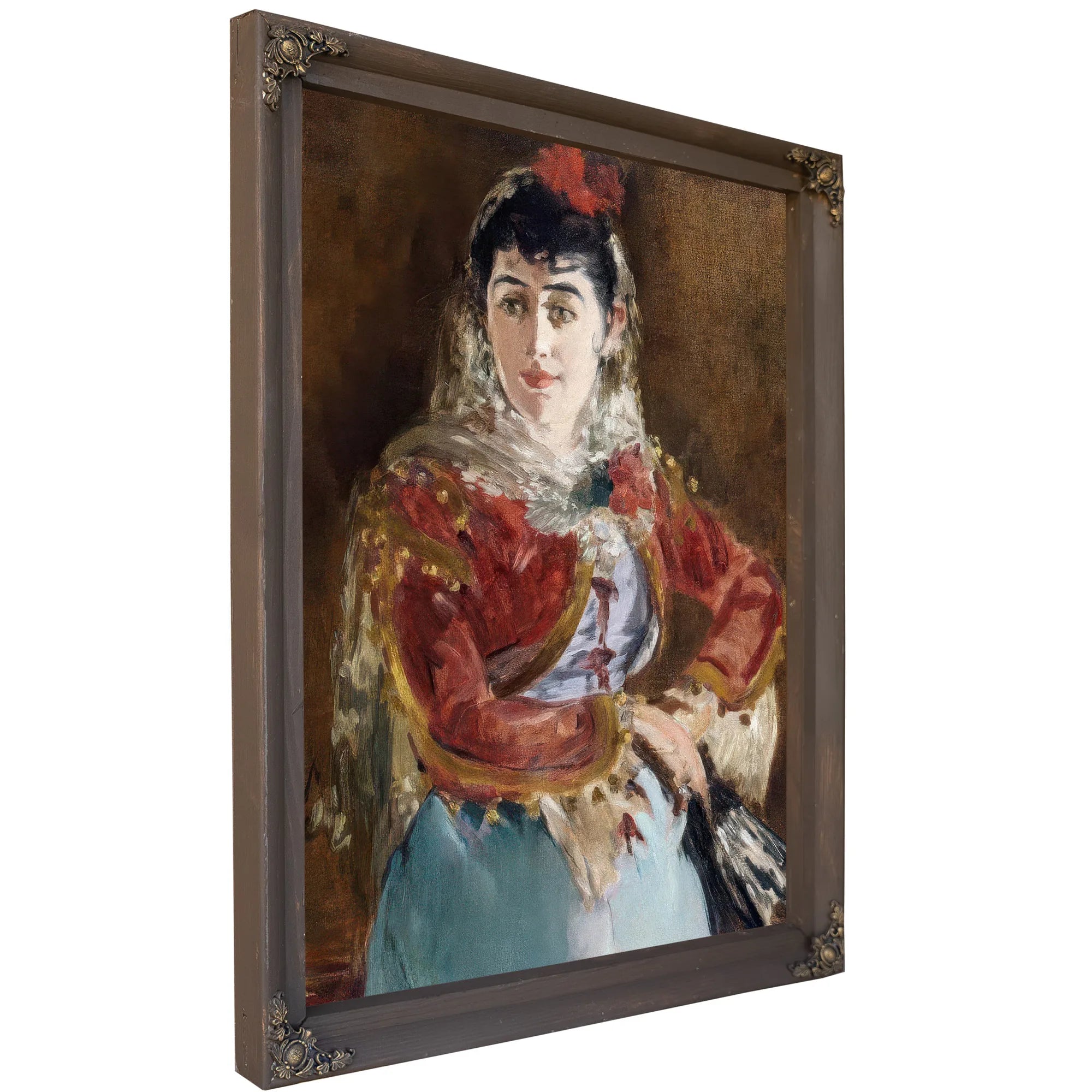 Portrait Of Emilie Ambre In The Role Of Carmen By Edouard Manet Fine Art Print