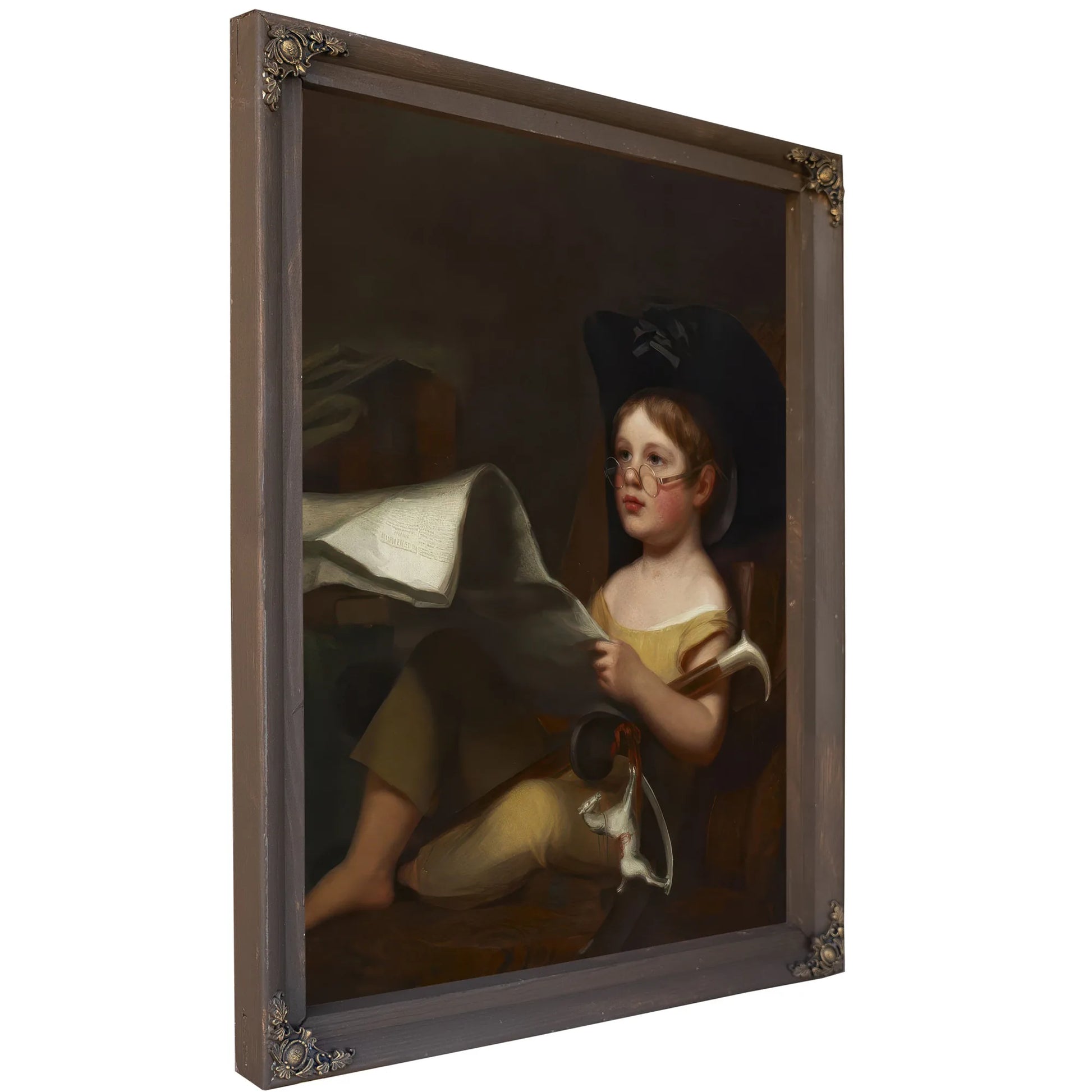 Juvenile Ambition (Grandfather's Hobby) By Thomas Sully Fine Art Print