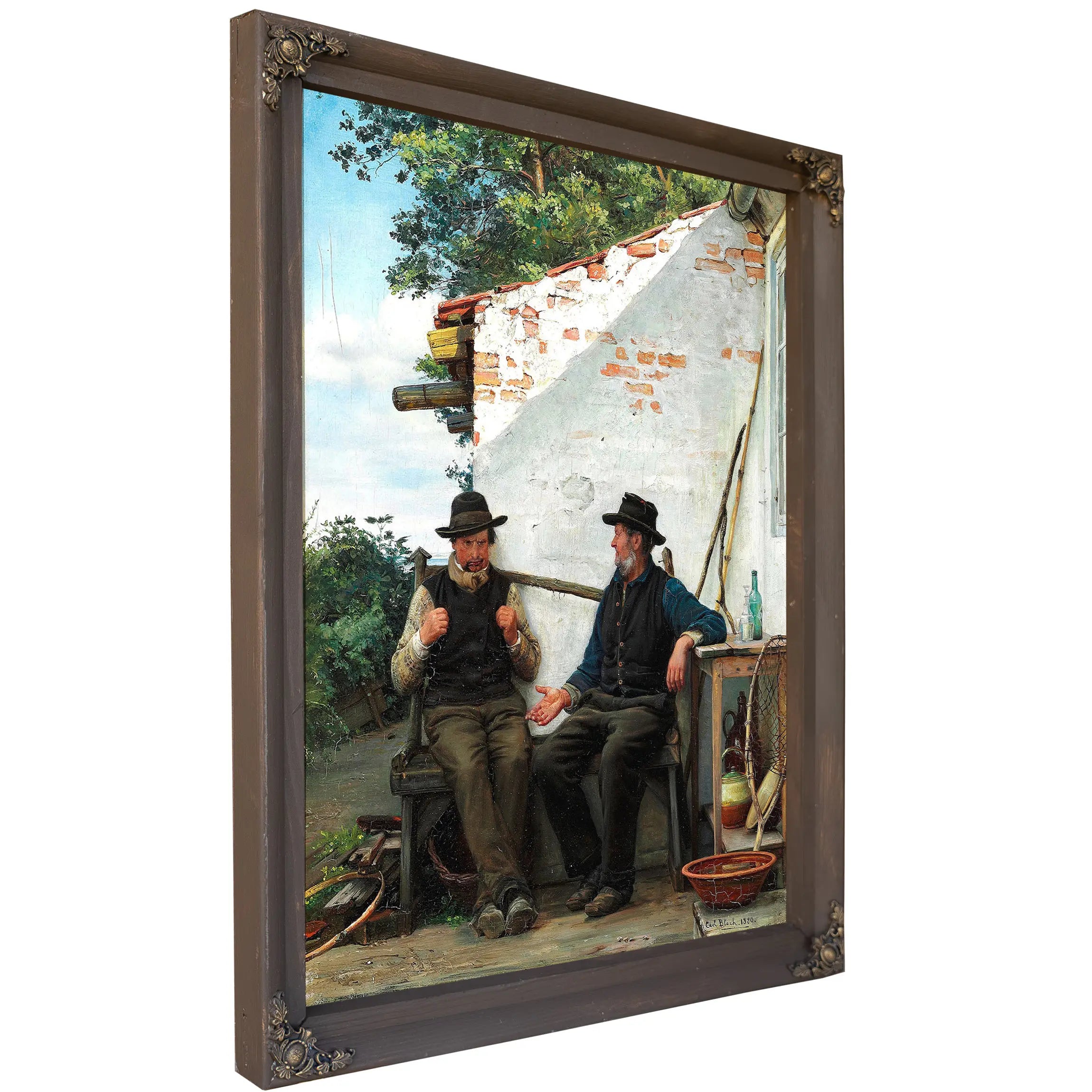 En Samtale Mellem To Fiskere by Carl Bloch