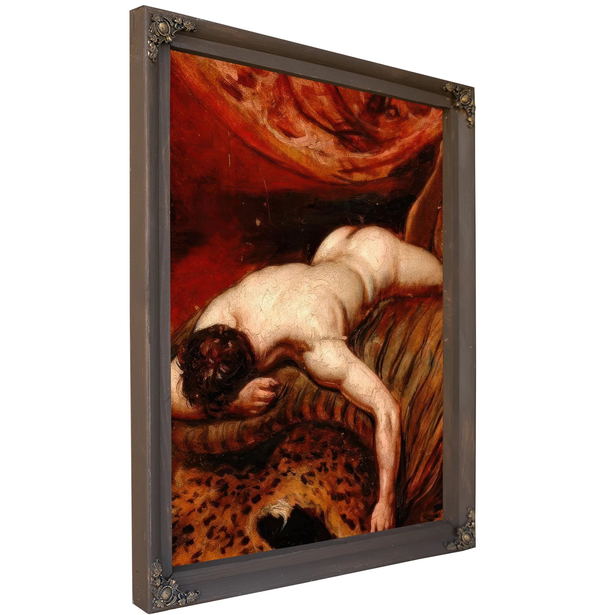 Man Lying Face Down By William Etty Fine Art Print