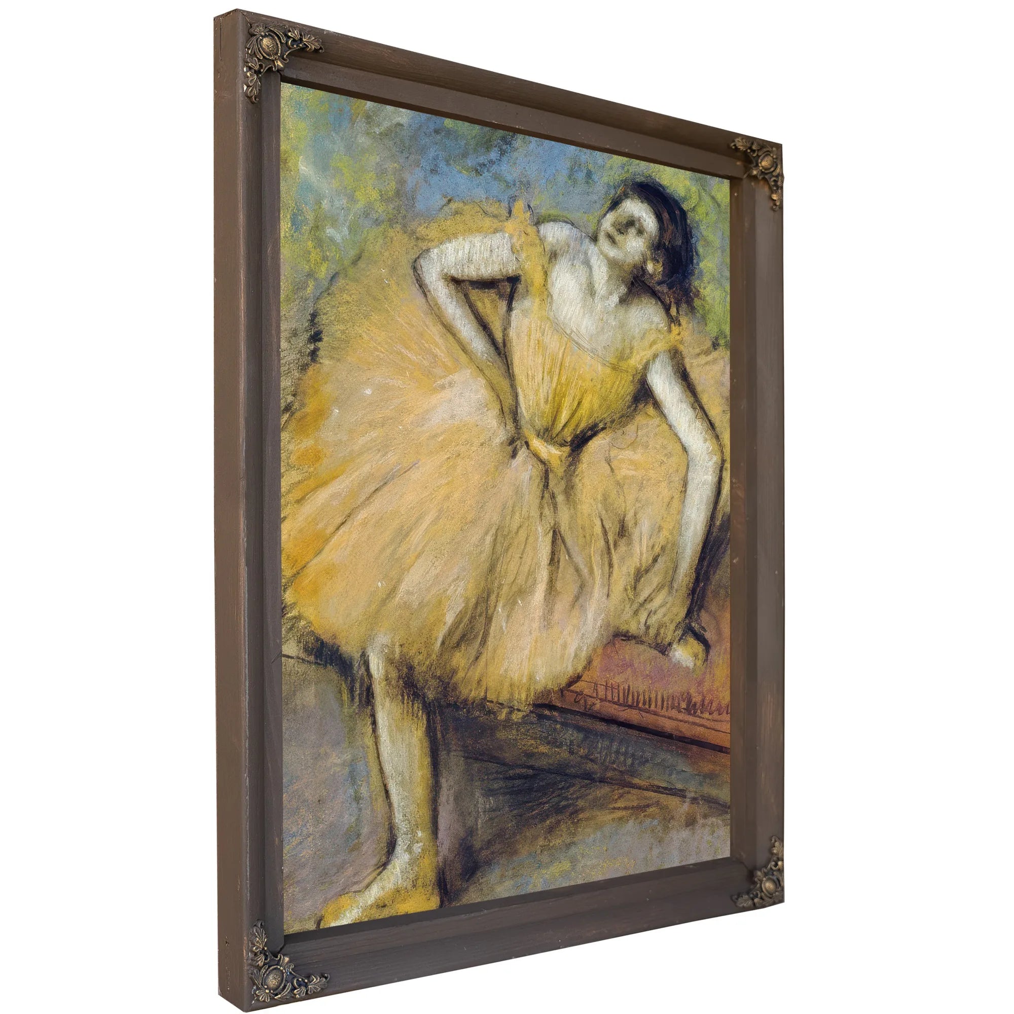 Danseuse Assise By Edgar Degas Fine Art Print