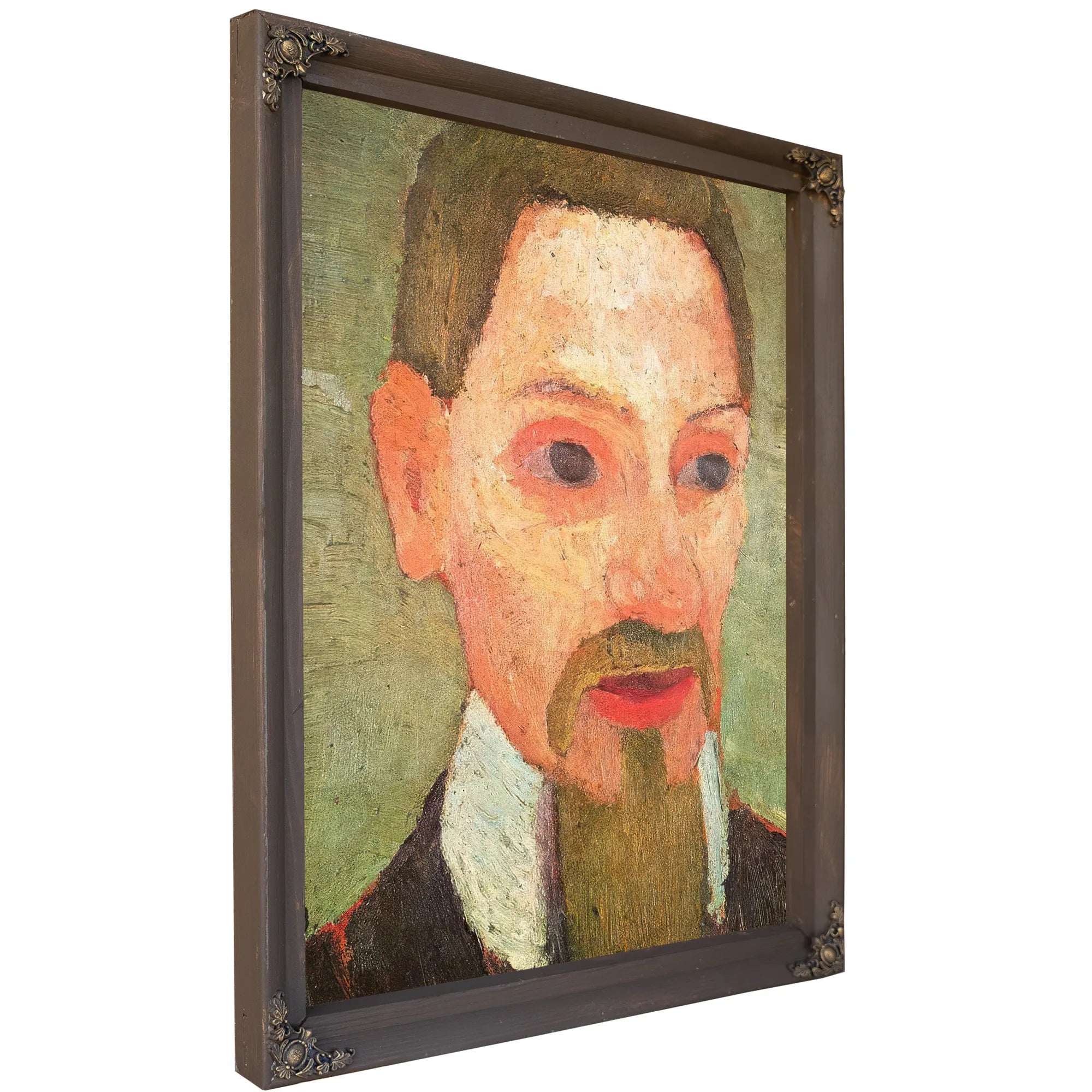 Portrait Of Rainer Maria Rilke By Paula Modersohn Becker Fine Art Print