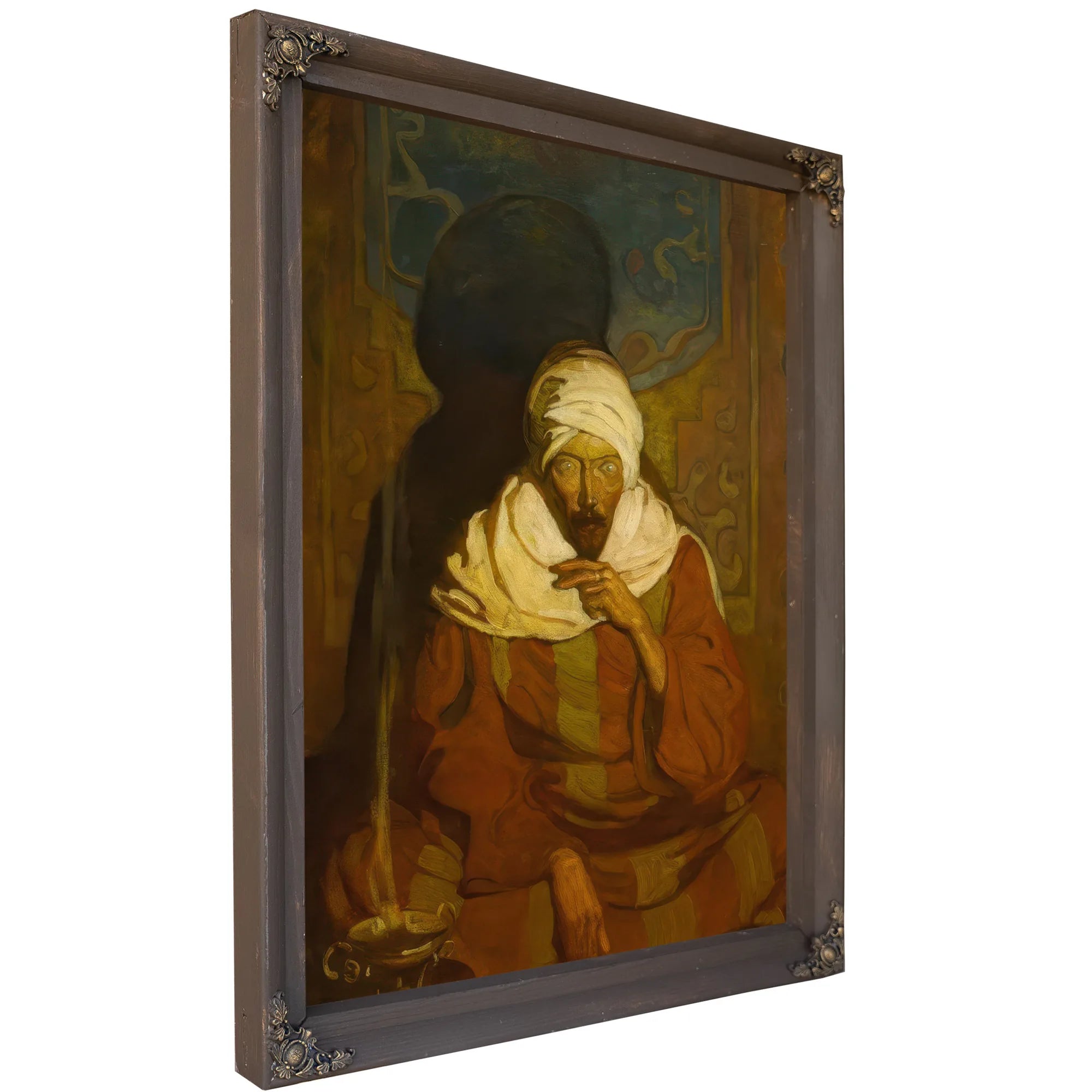 A Hindu Mystic (Seated Arab) By NC Wyeth Fine Art Print