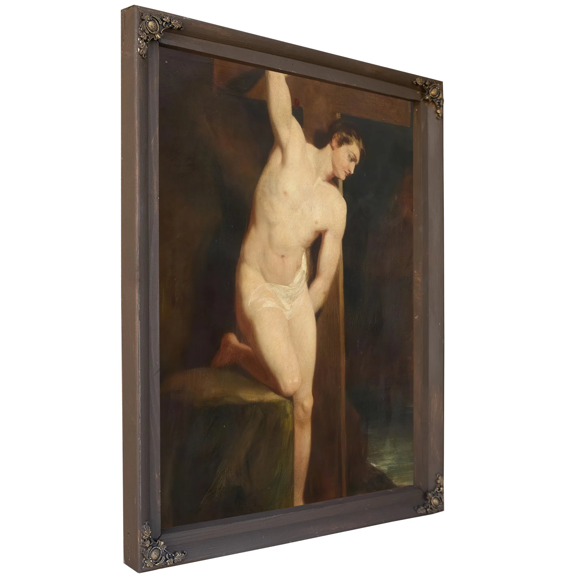 Academic Study Of A Male Nude By William Etty Fine Art Print