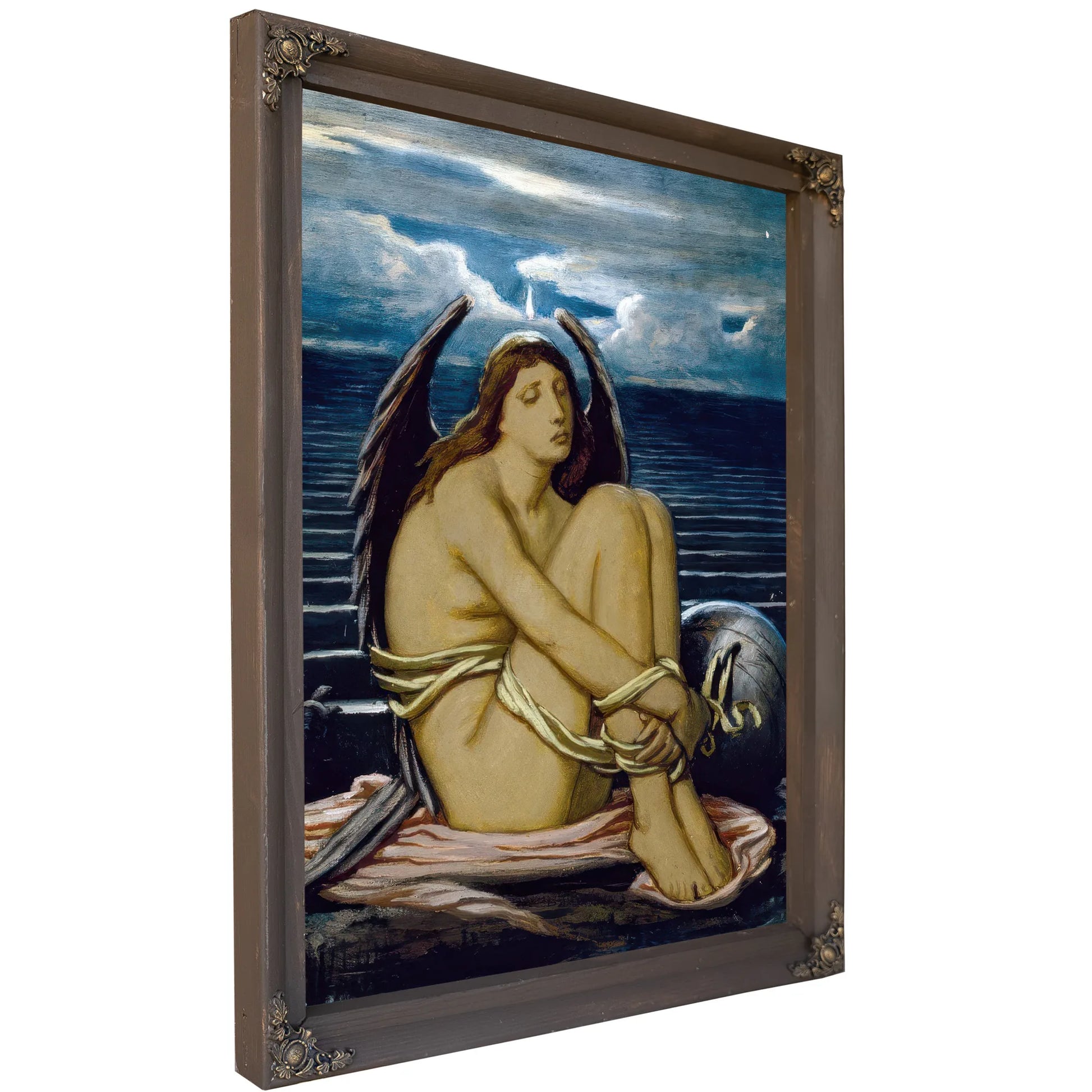 Soul In Bondage By Elihu Vedder Fine Art Print