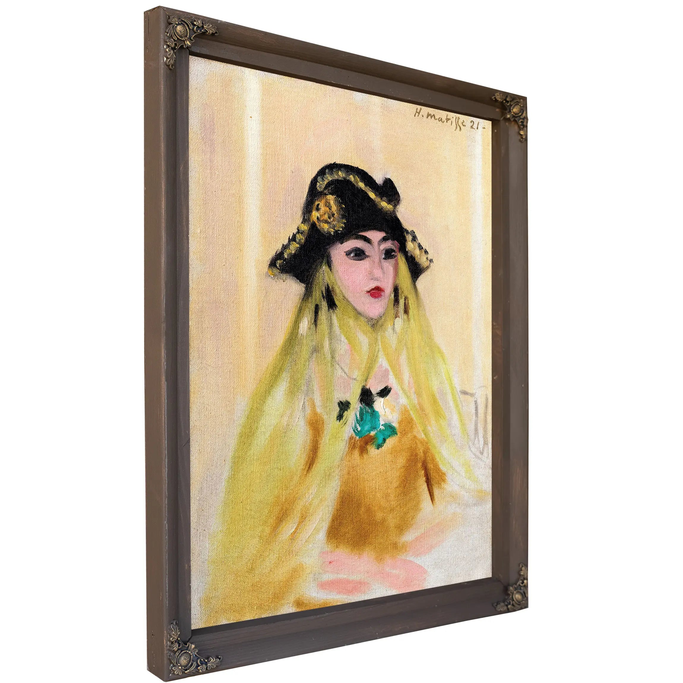 Young Woman With A Tricorn Hat by Henri Matisse