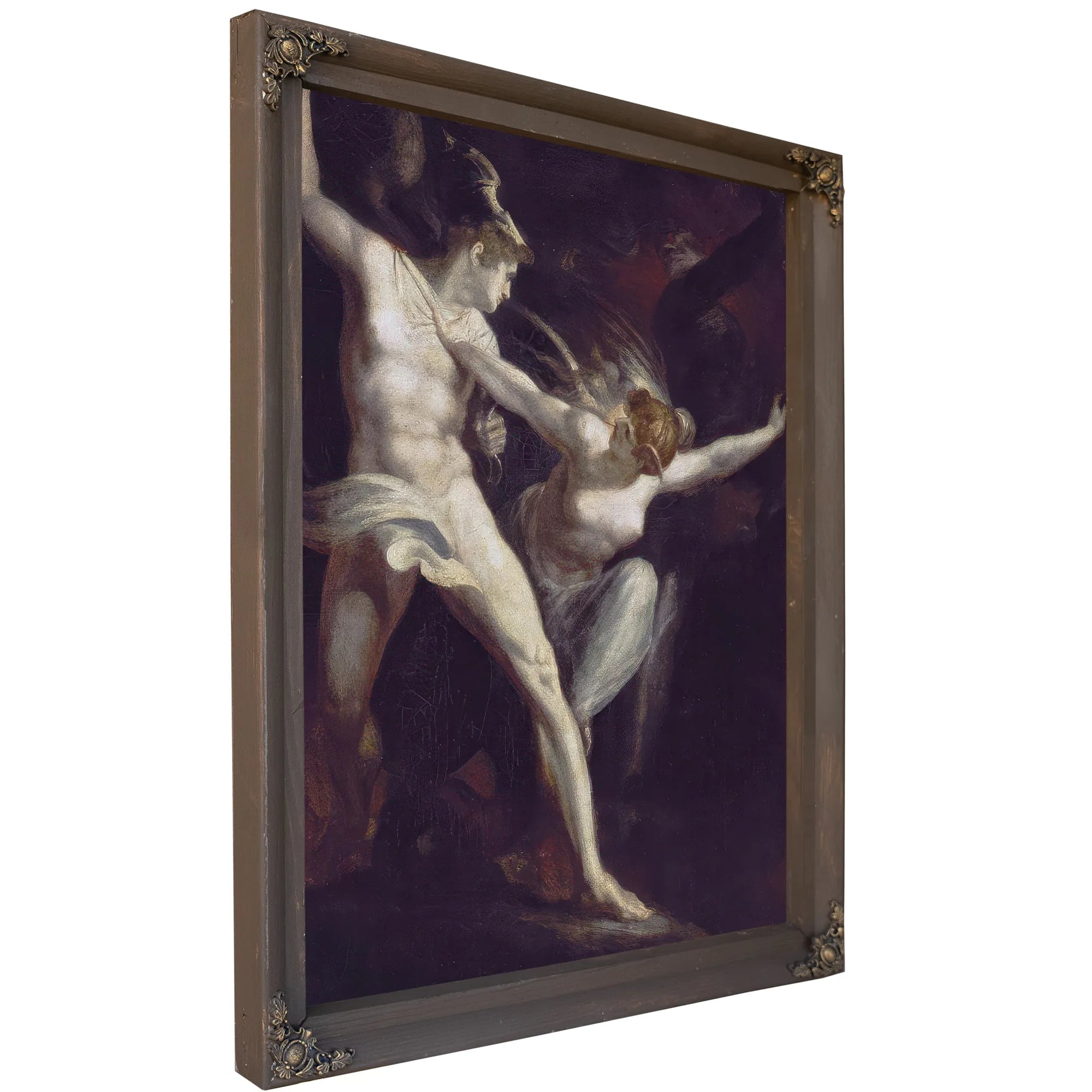 Satan And Death, Seperated By Sin By Henry Fuseli Fine Art Print