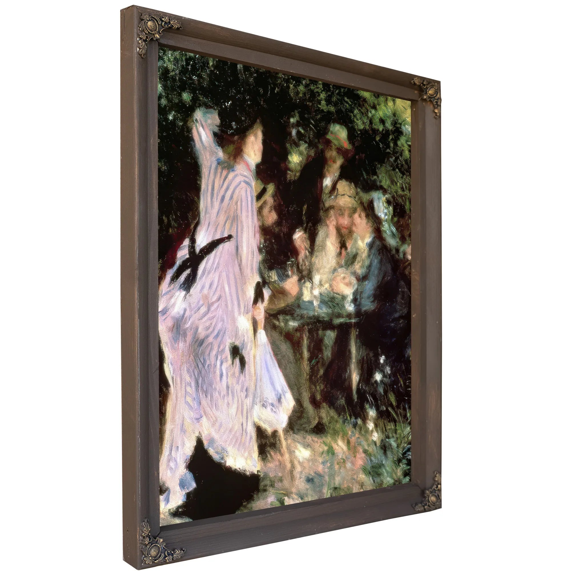 In The Garden, Or Under The Trees Of The Moulin De La Galette By Pierre Auguste Renoir Fine Art Print