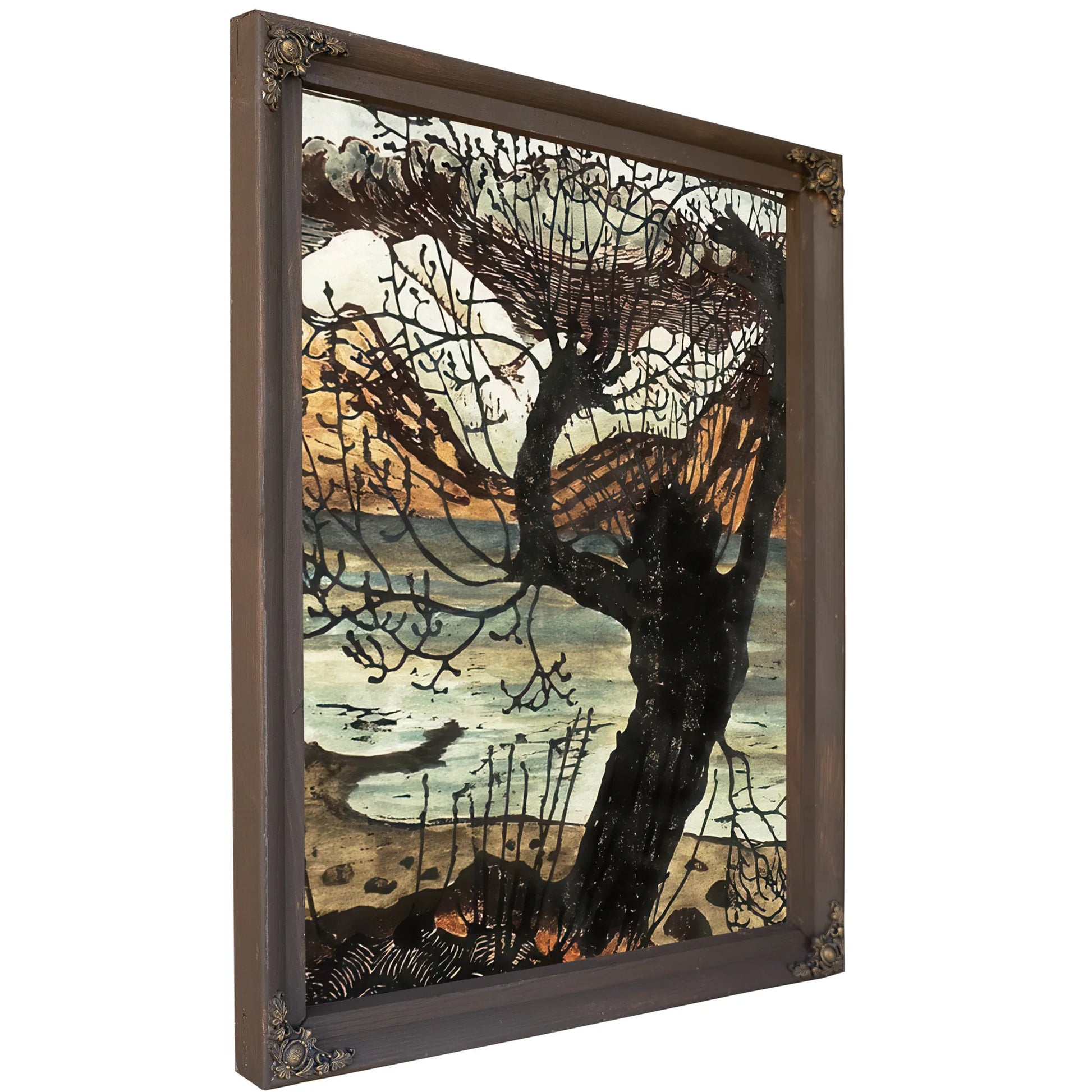 Spring Night And Willow (Also Known As Willow) By Nicolai Astrup Fine Art Print