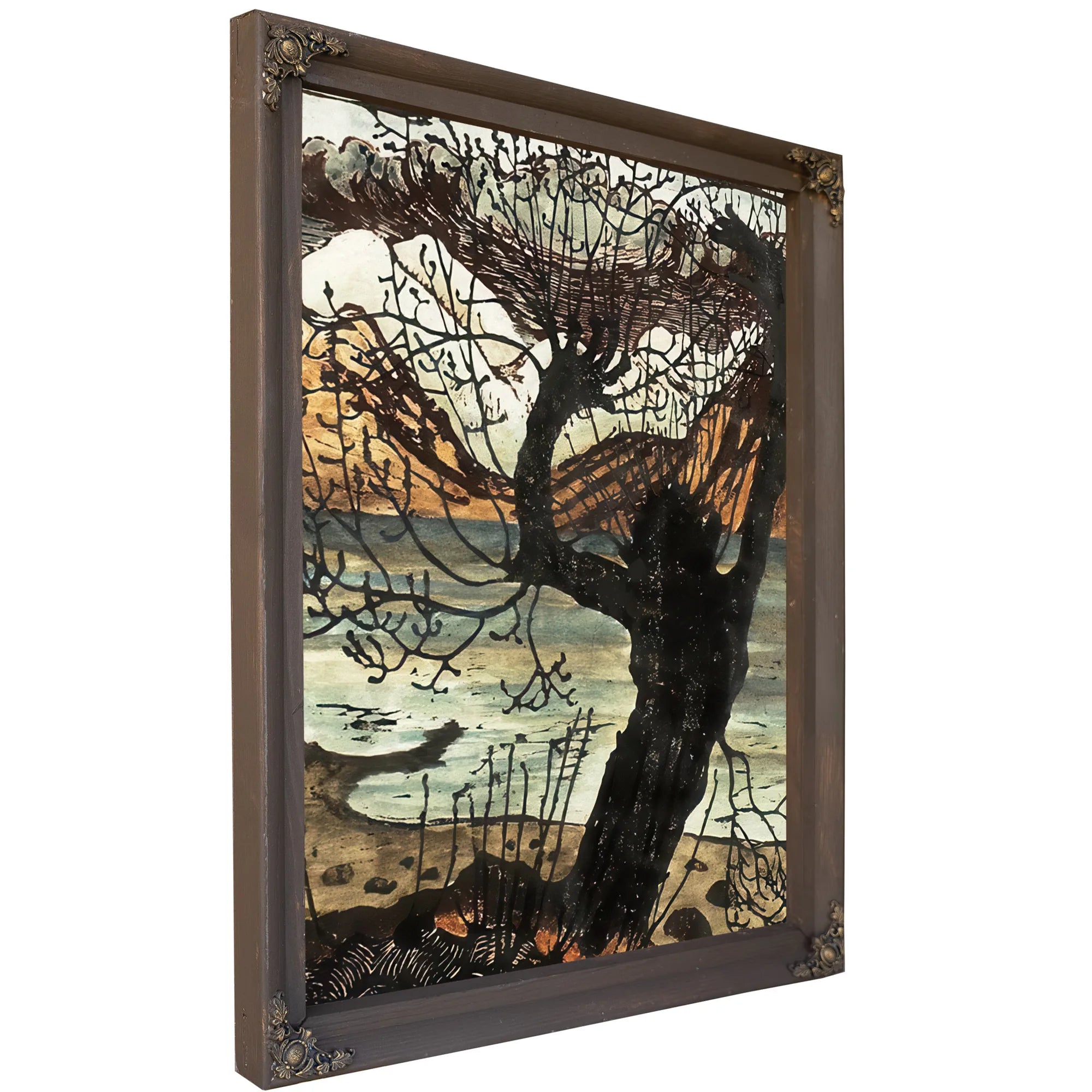 Spring Night And Willow (Also Known As Willow) By Nicolai Astrup Fine Art Print