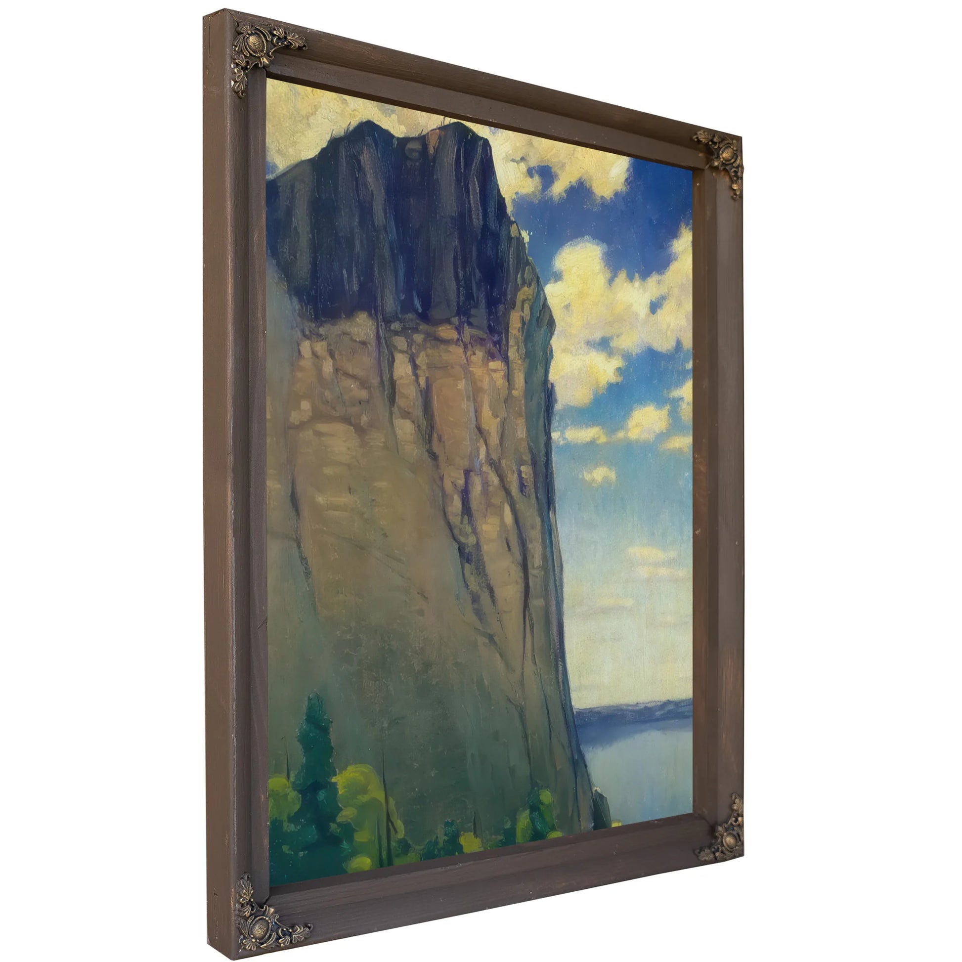 Where The Eagles Soar By Frank Johnston Fine Art Print