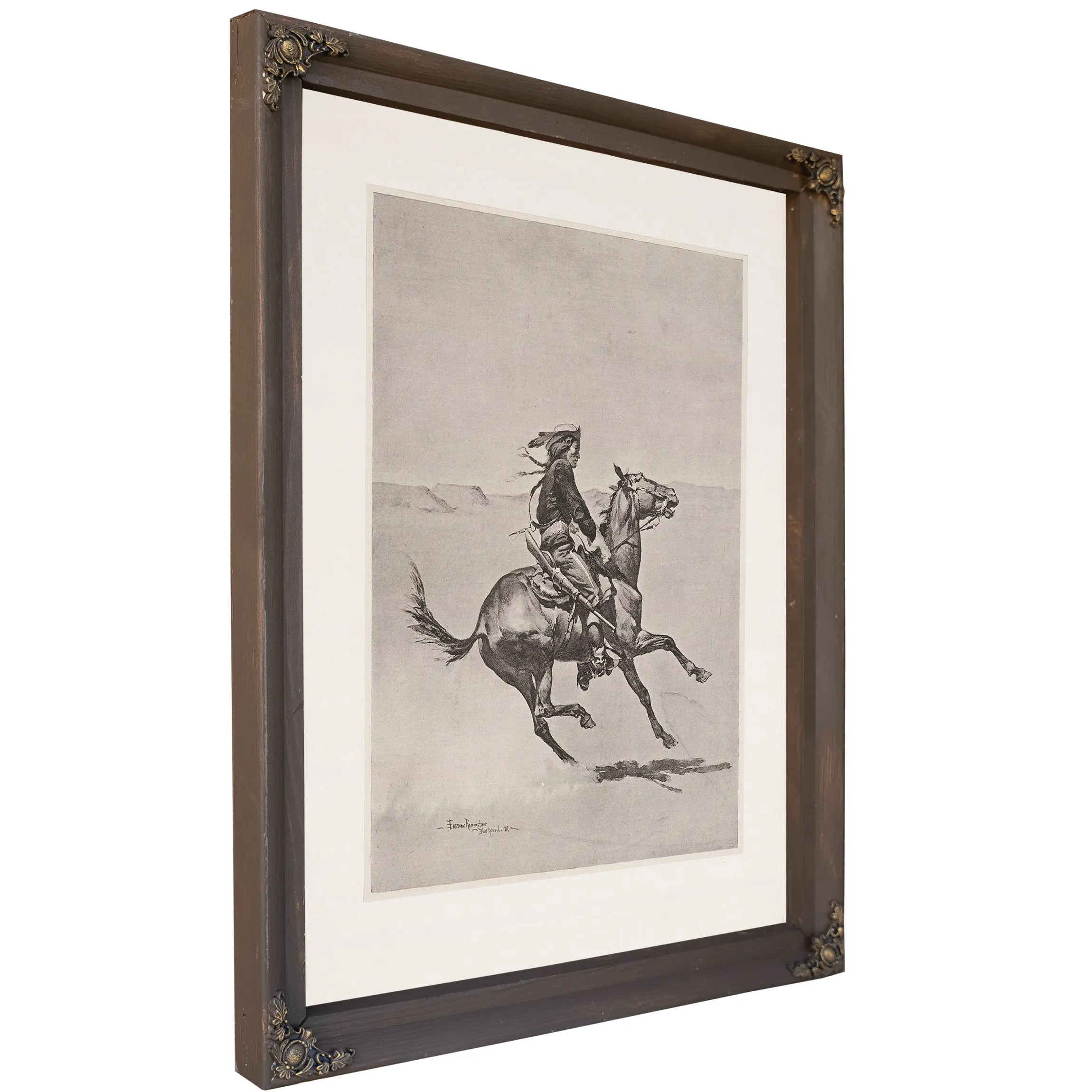 One Of The Fort Keogh Cheyenne Scout Corps Commanded By Lieutenant Casey by Frederic Remington