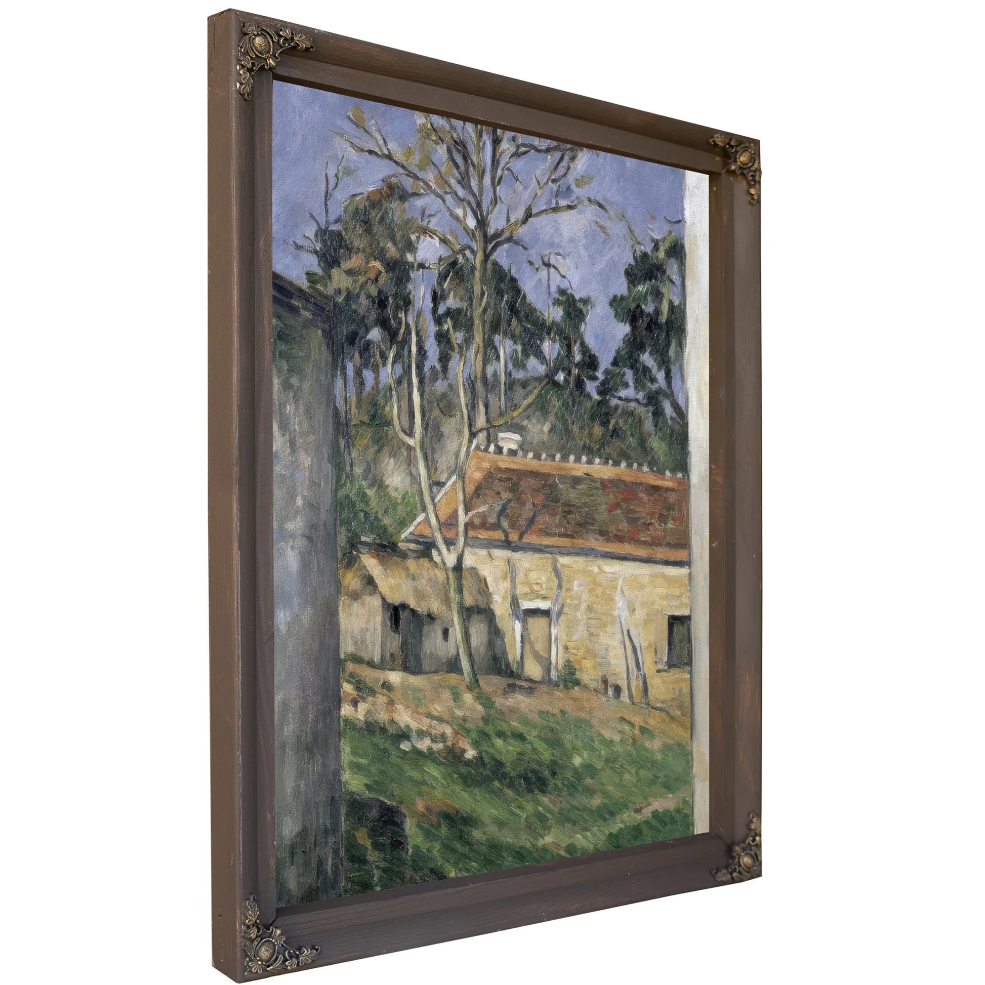 Cour De Ferme (Farmyard) By Paul Cezanne Fine Art Print