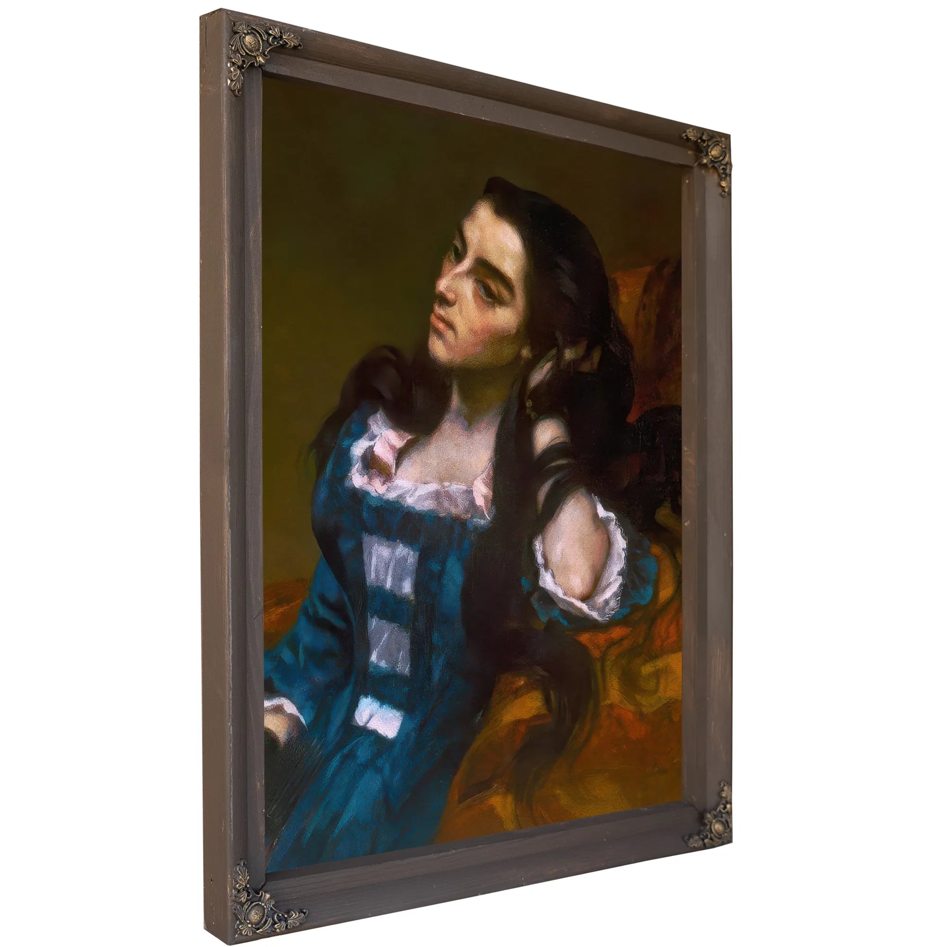 Spanish Woman By Gusave Courbet Fine Art Print