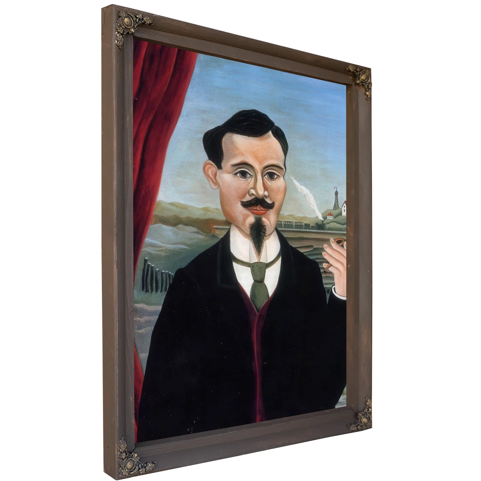 Portrait Of Leon Paul Fargue By Henri Rousseau Fine Art Print