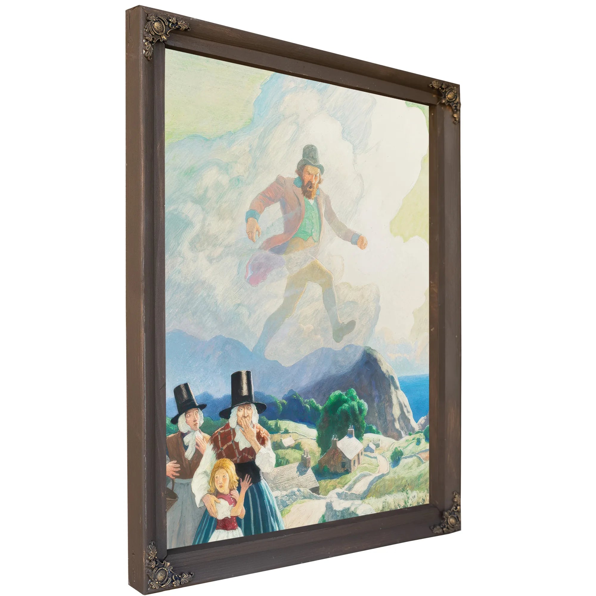 The Man Of Wales By NC Wyeth Fine Art Print