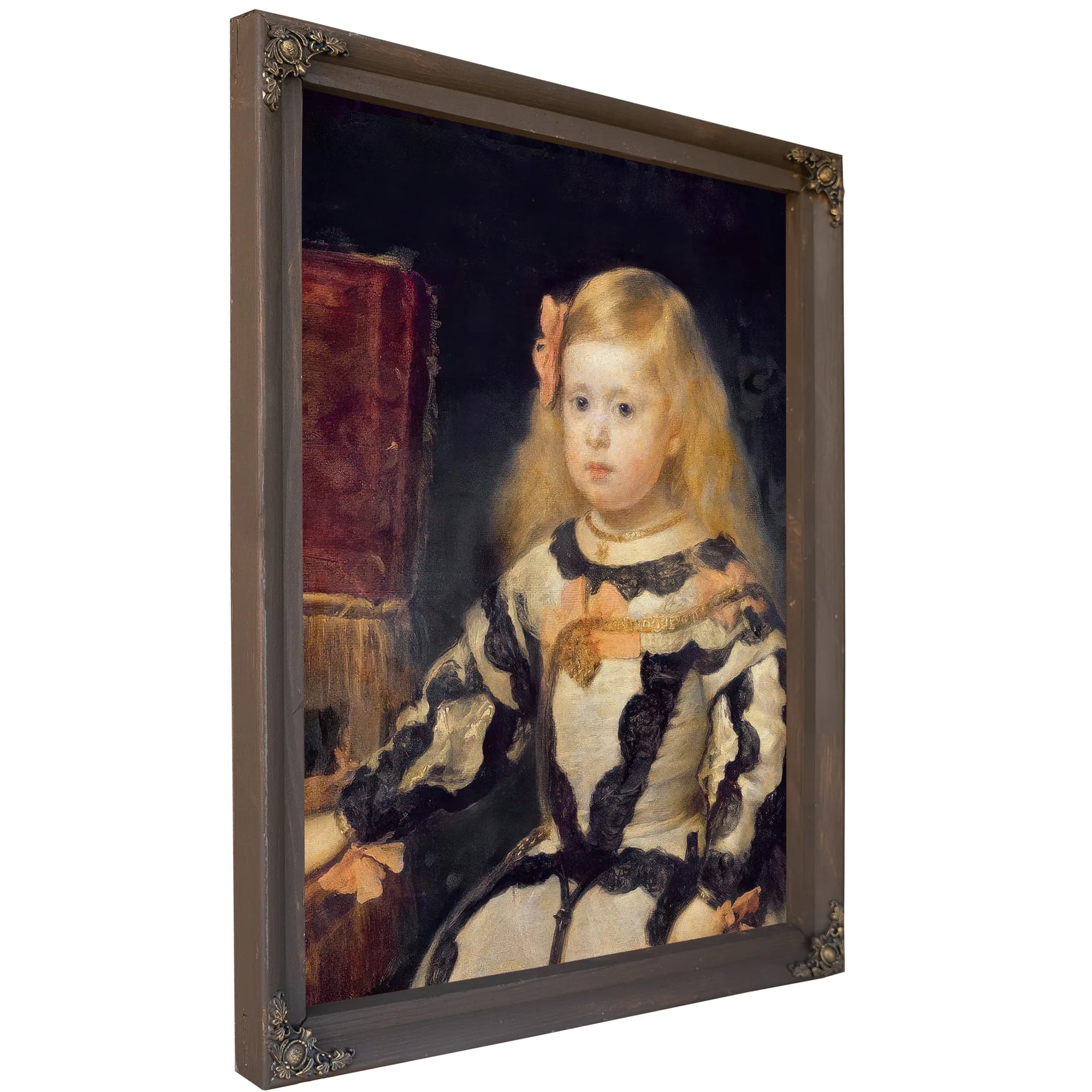 Portrait Of The Infanta Maria Marguerita (1651 73) By Diego Velazquez Fine Art Print
