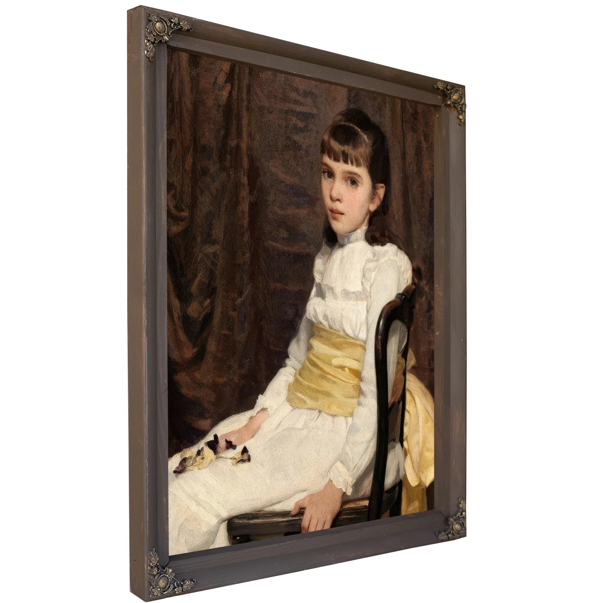 Little Girl 1887 By Cecilia Beaux Fine Art Print