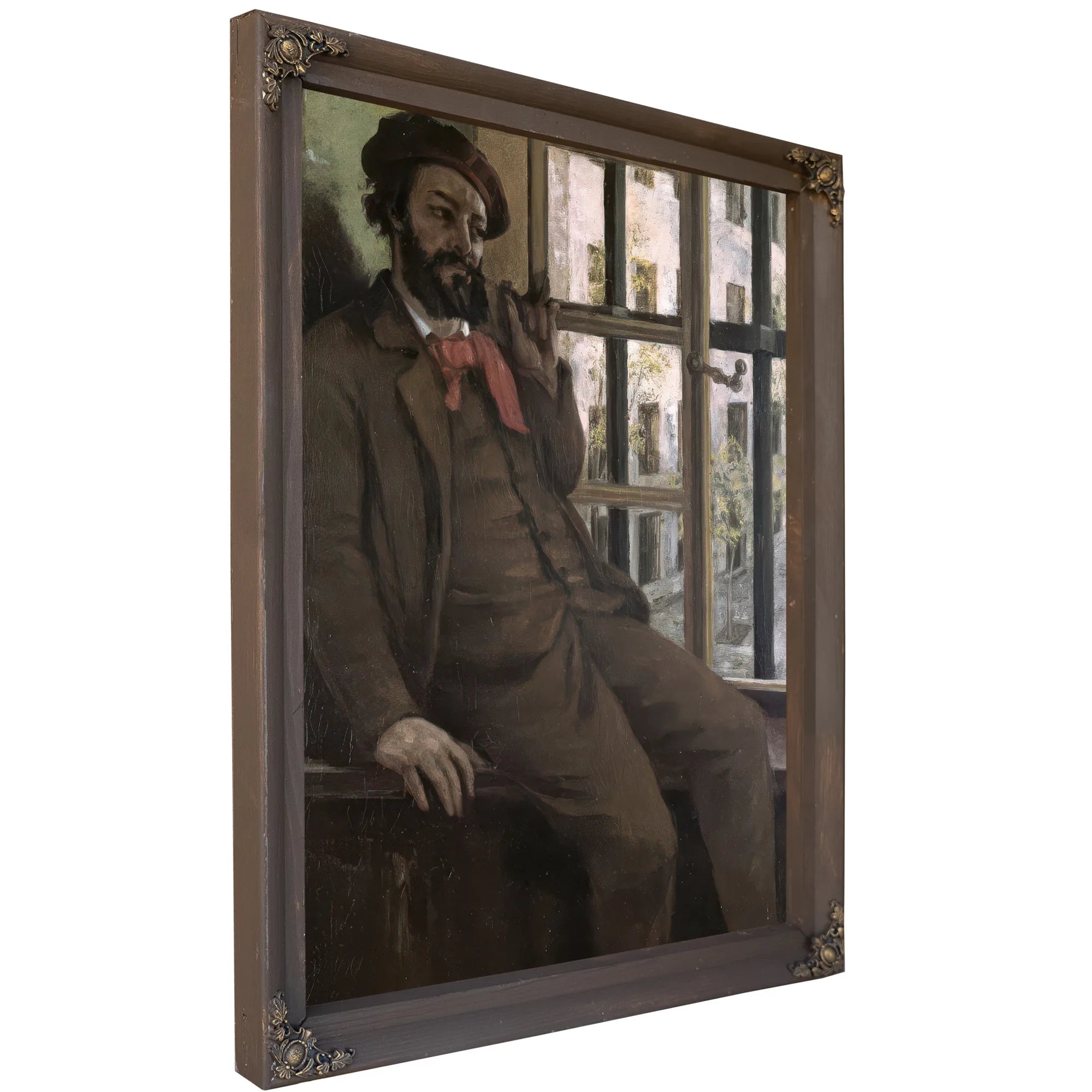 Self Portrait At Sainte Pelagie By Jean Desire Gustave Courbet Fine Art Print