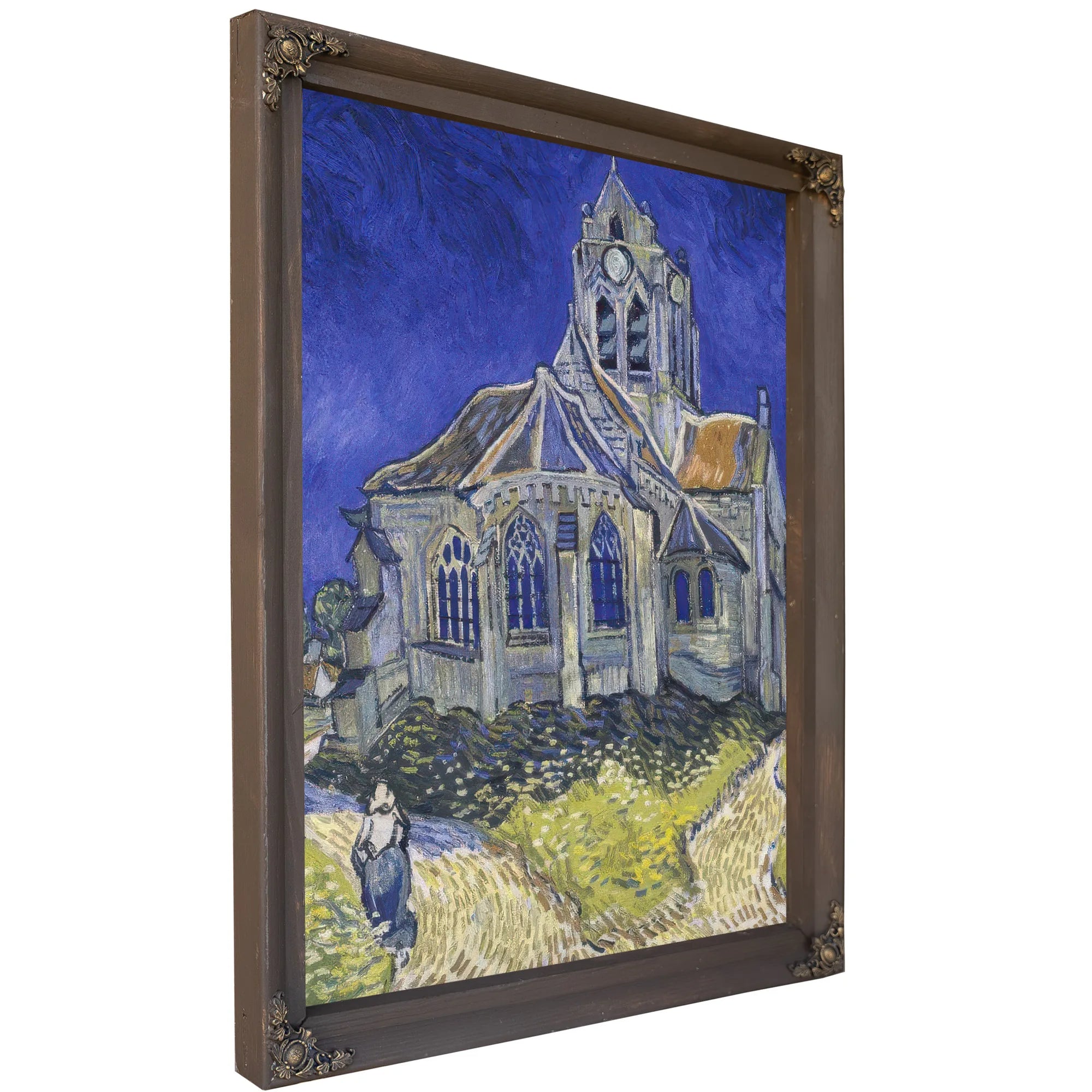 The Church In Auvers Sur Oise View From The Chevet By Vincent Van Gogh Fine Art Print