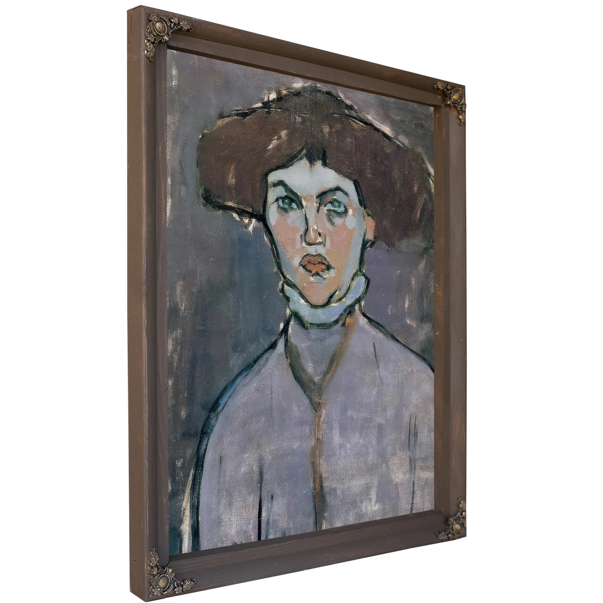 Head Of Young Women 1908 By Amedeo Modigliani Fine Art Print