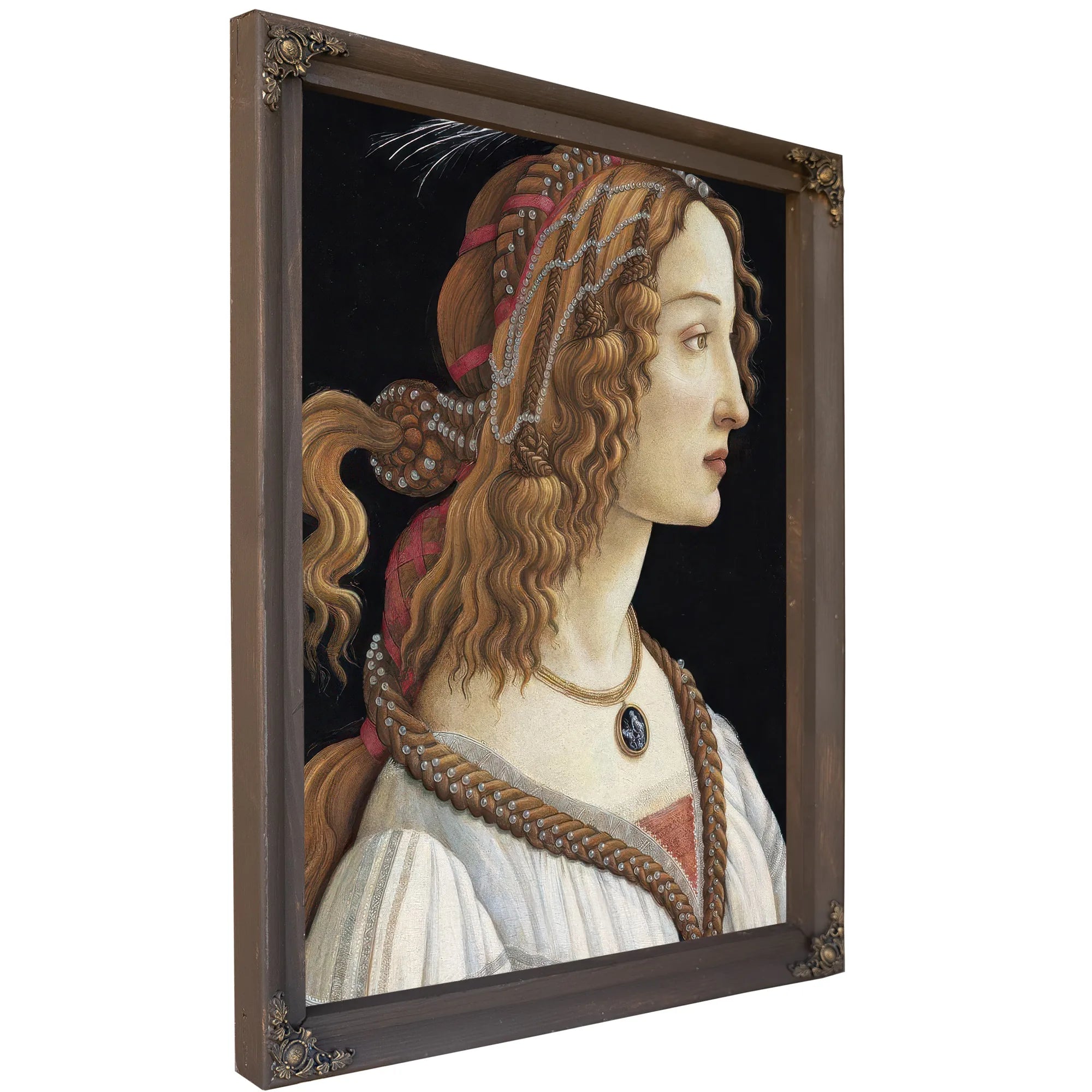 Portrait Of Simonetta Vespucci As A Nymph By Sandro Botticelli Fine Art Print