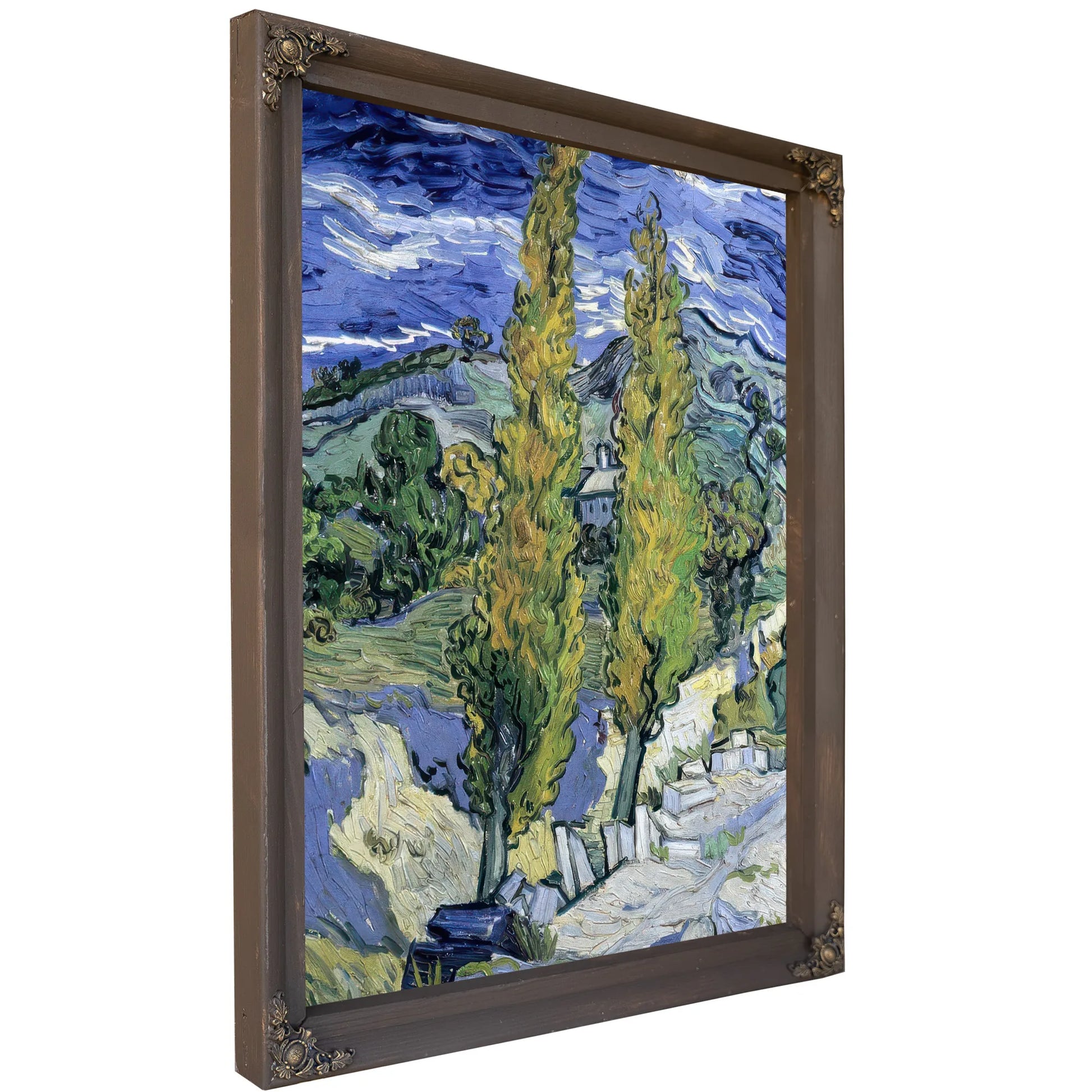 The Poplars At Saint Remy By Vincent Van Gogh Fine Art Print