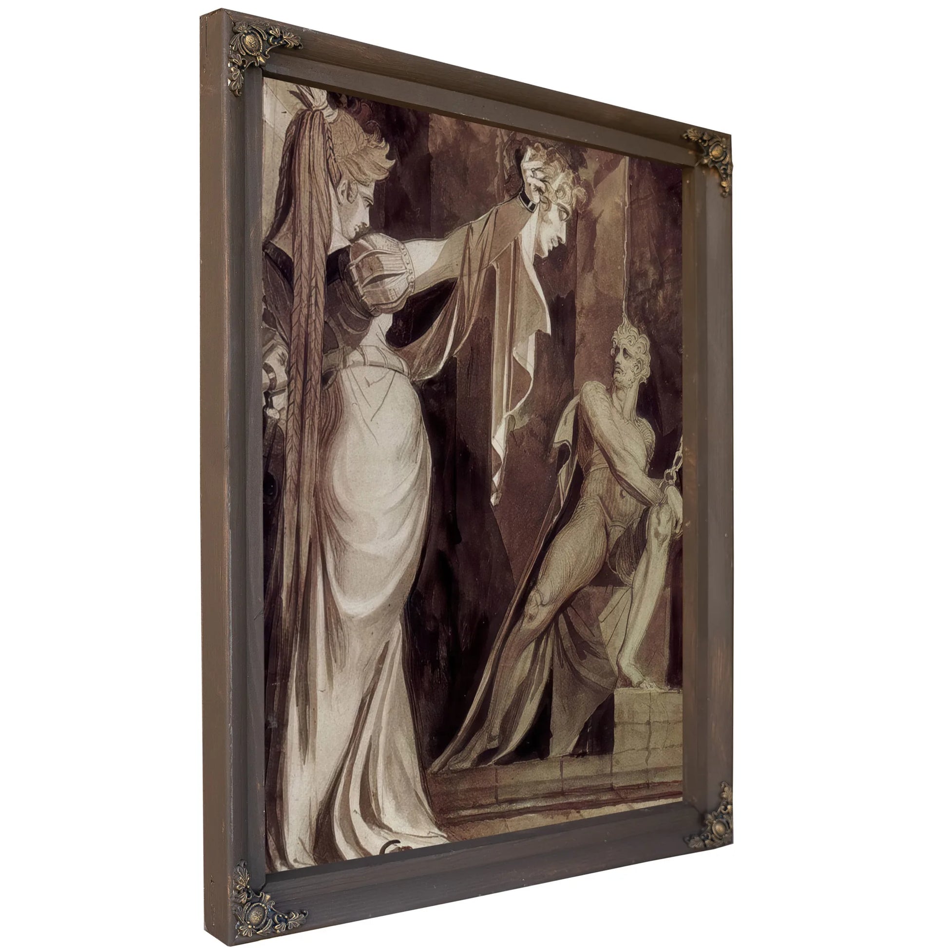 Kriemhild Zeigt Hagen Das Haupt Gunthers By Henry Fuseli Fine Art Print