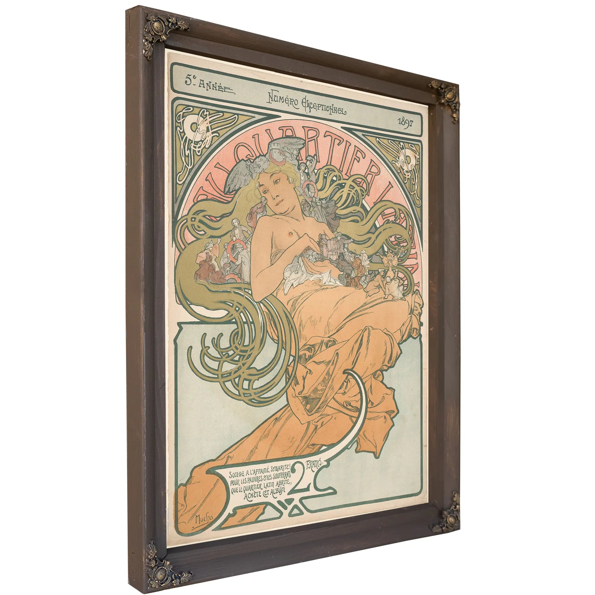 Au Quartier Latin by Alphonse Mucha