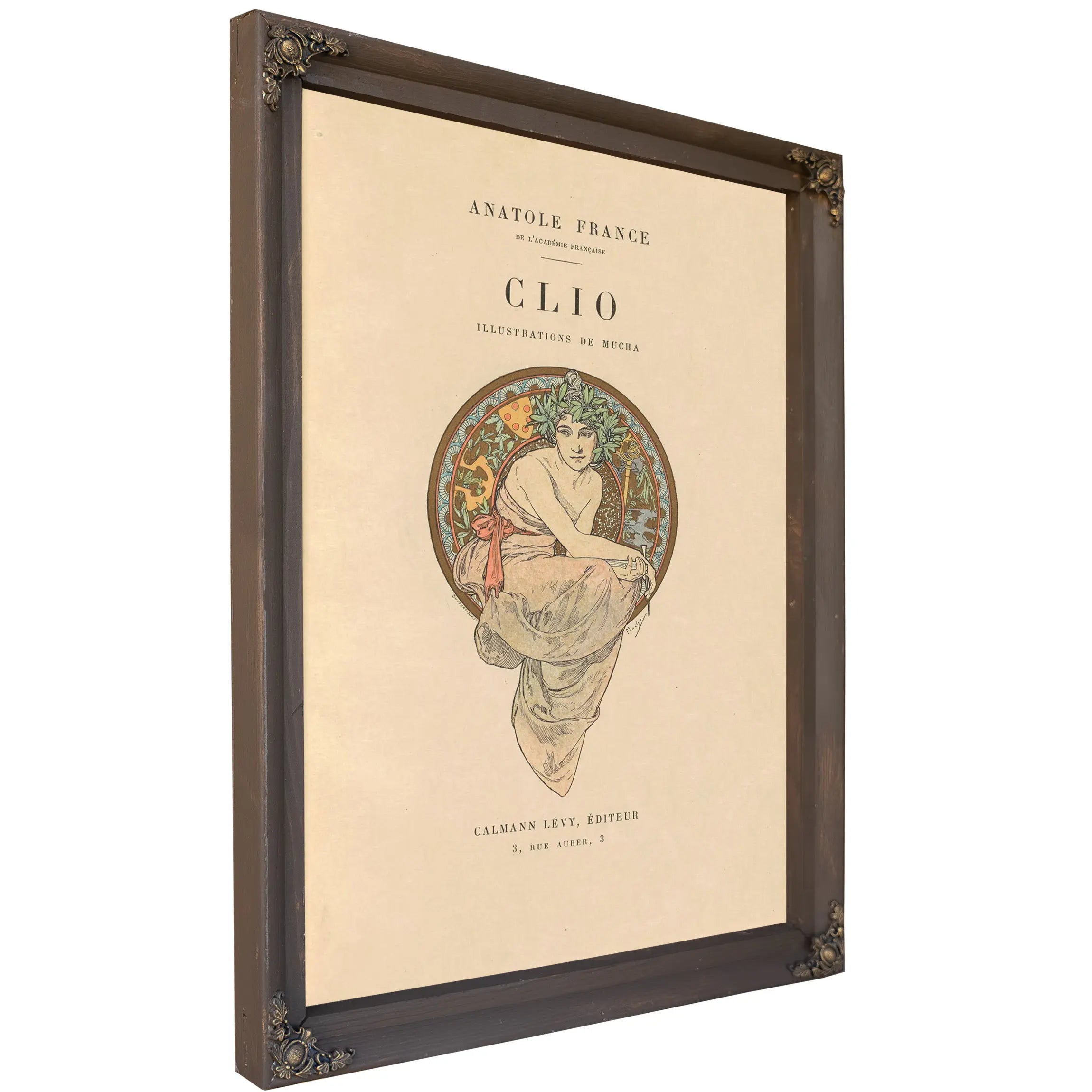 Clio Alphonse Marie Mucha And Anatole France Author by Alphonse Mucha