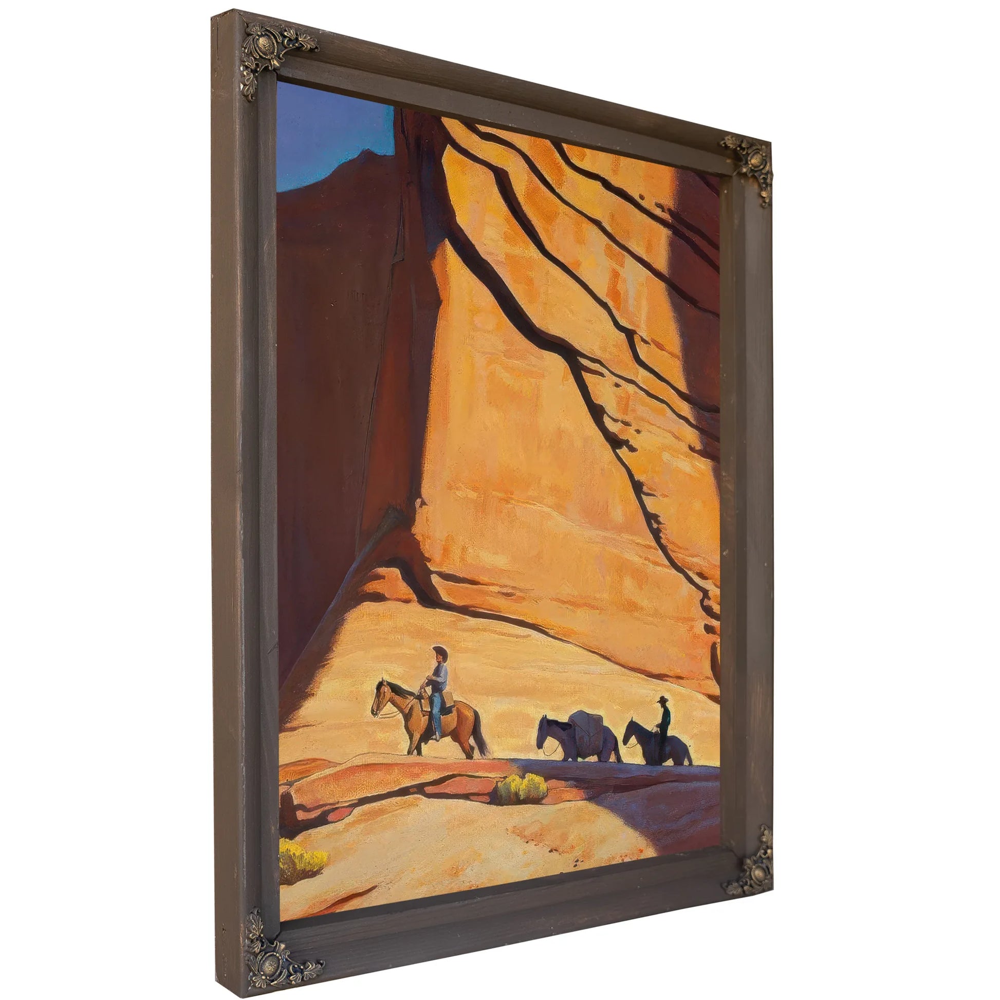 Red Gateway By Maynard Dixon Fine Art Print