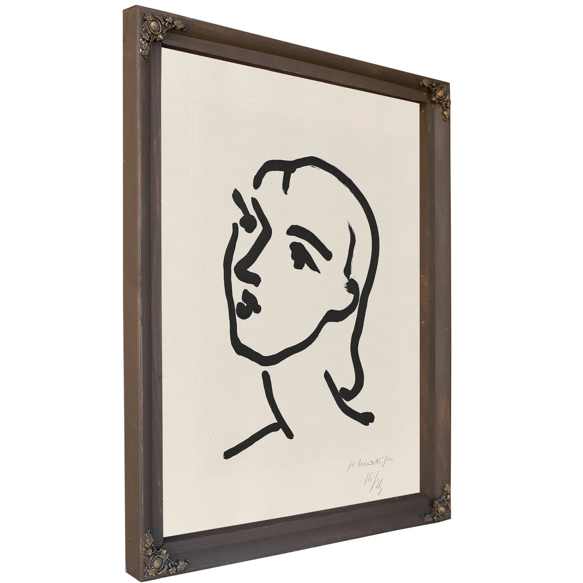 Nadia Au Menton Pointu (Nadia With Pointed Chin) by Henri Matisse