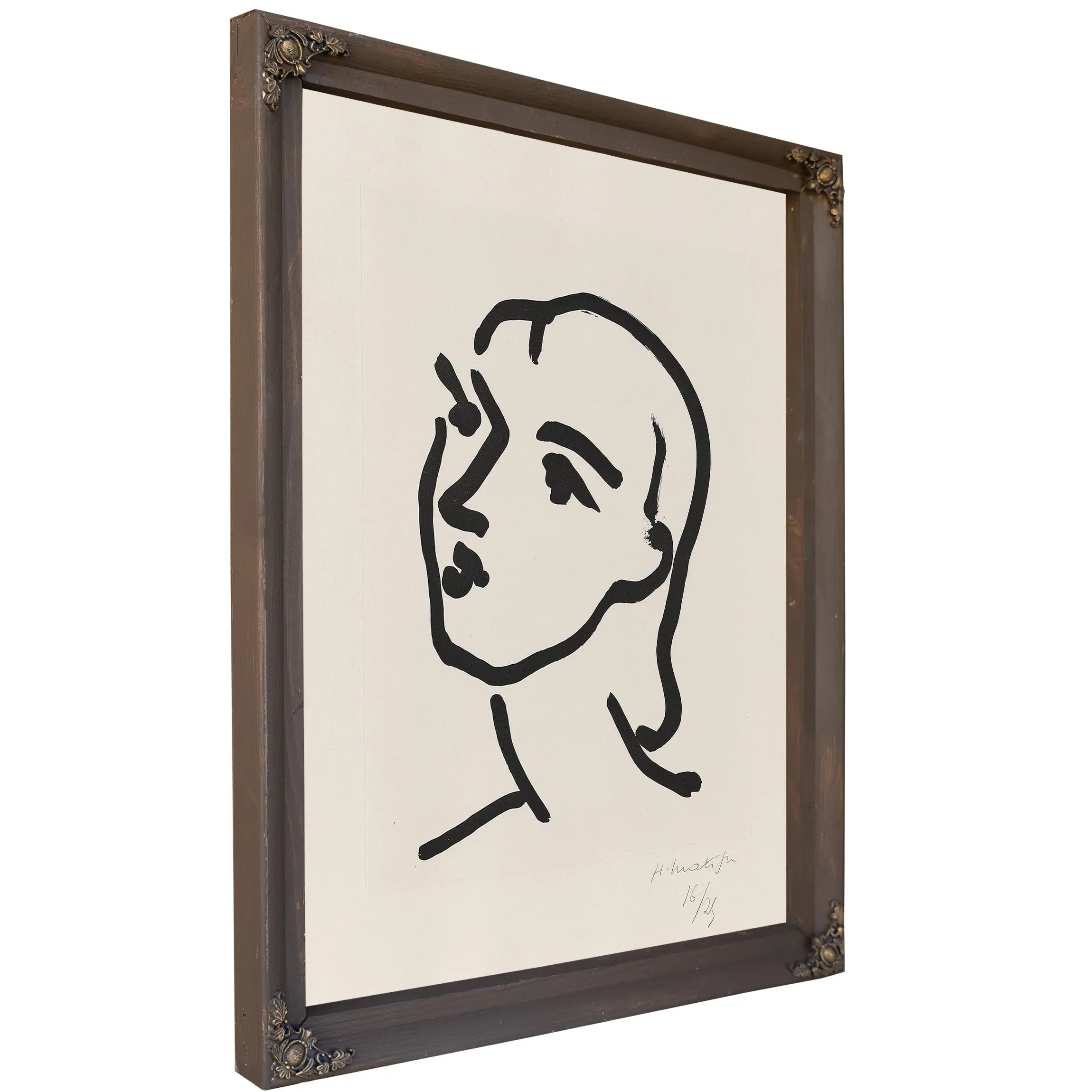 Nadia Au Menton Pointu (Nadia With Pointed Chin) by Henri Matisse