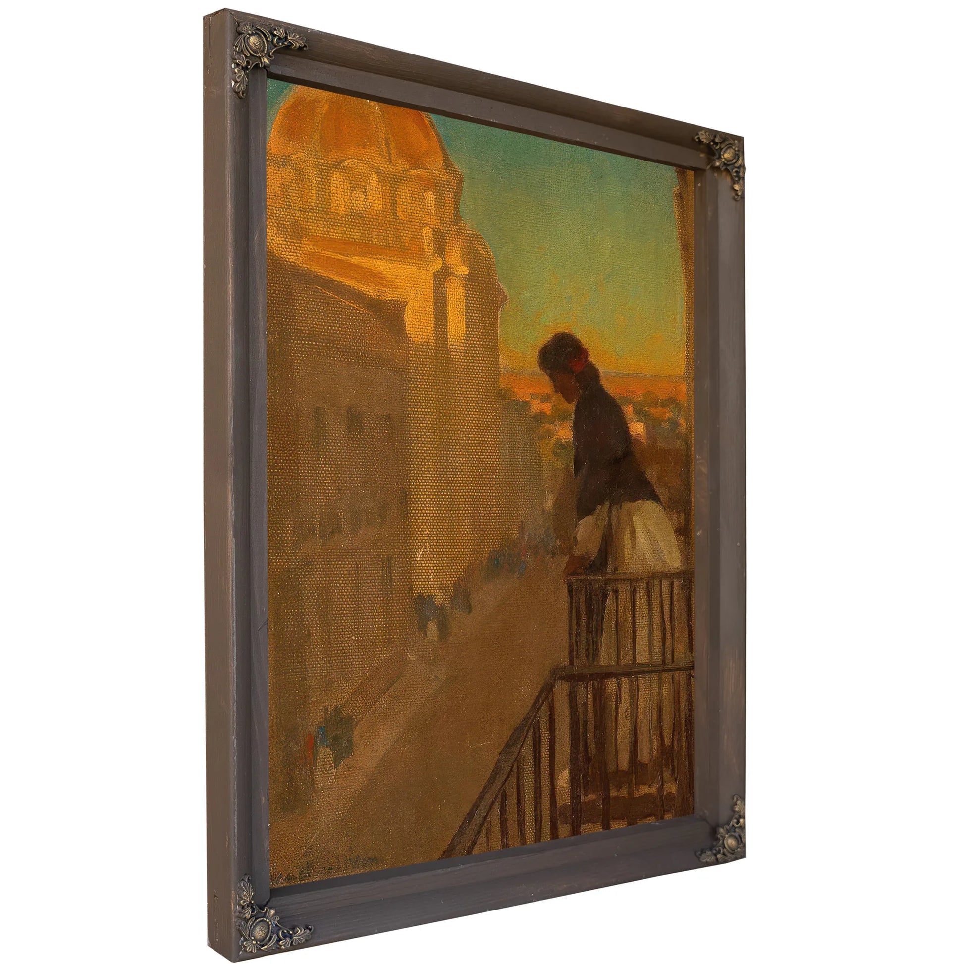 From A Balcony In Guadalajara 1905 By Maynard Dixon Fine Art Print