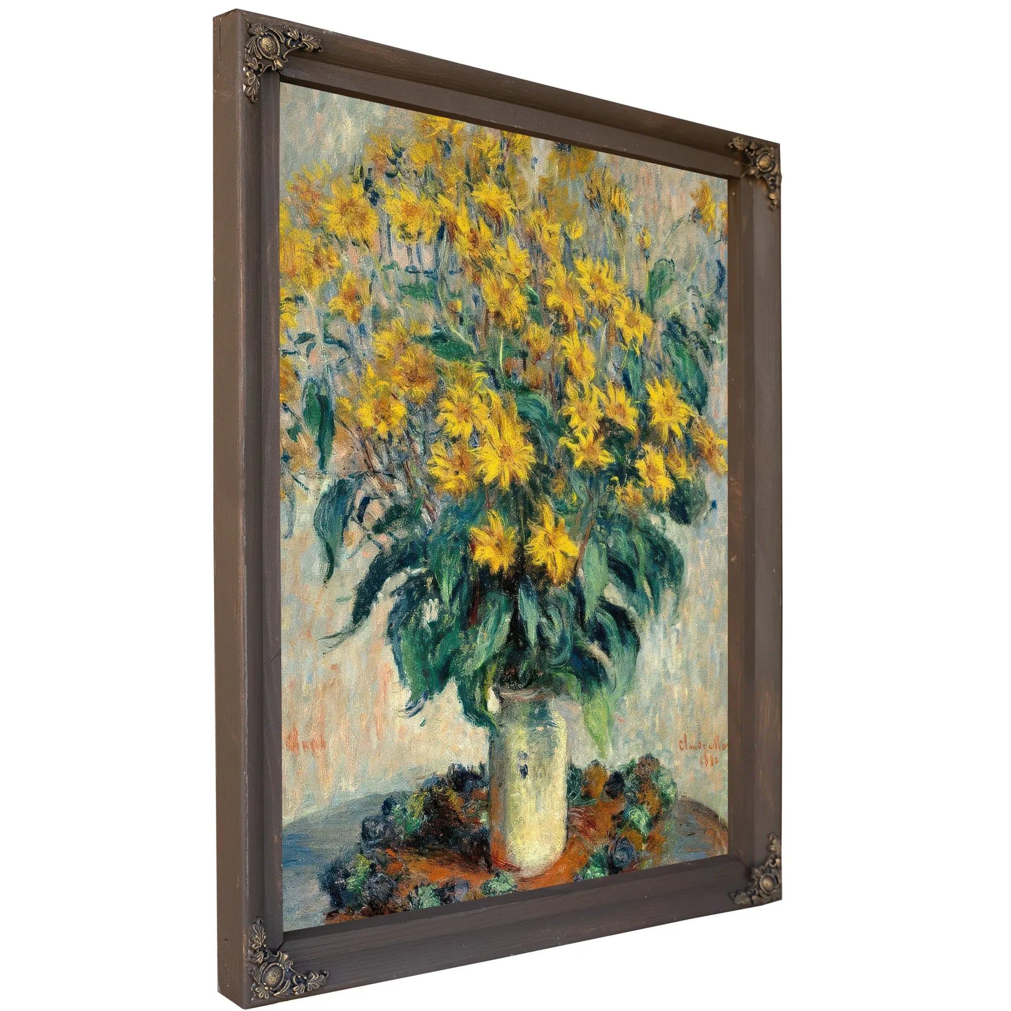 Jerusalem Artichoke By Claude Monet Fine Art Print
