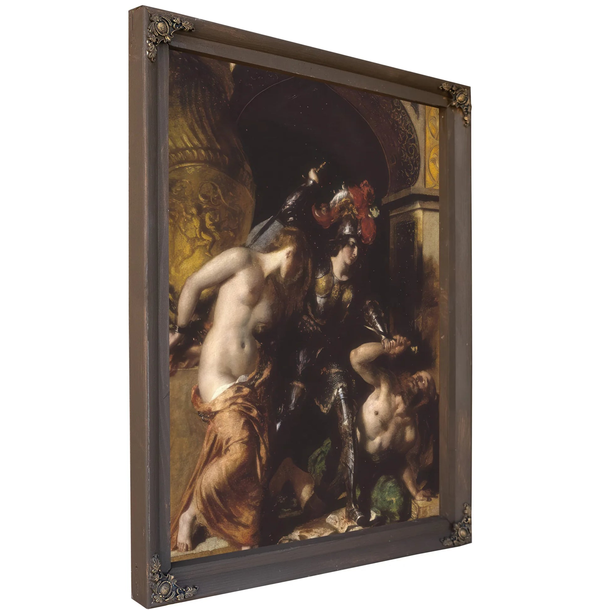 Britomart Redeems Faire Amoret By William Etty Fine Art Print