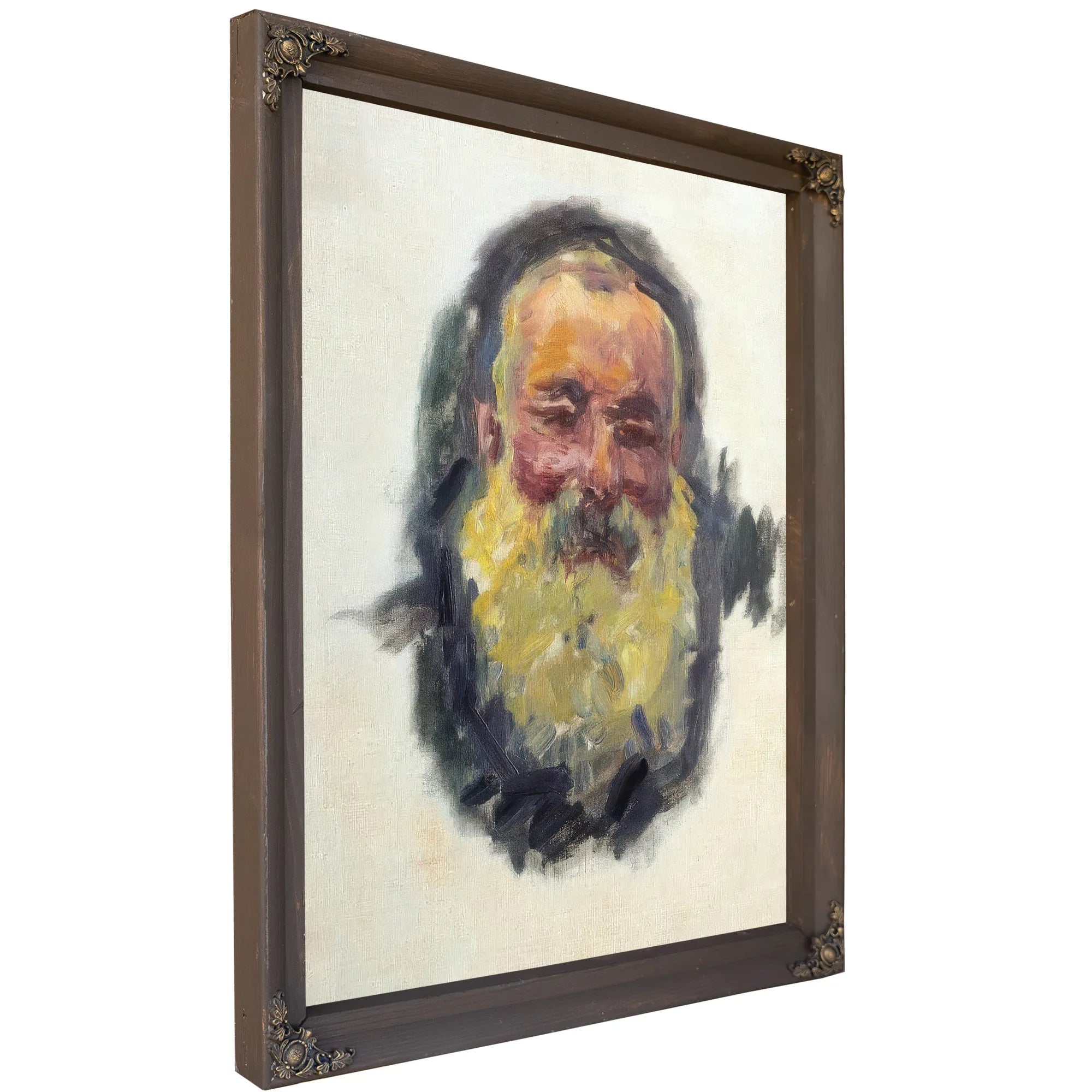 Self Portrait By Claude Monet Fine Art Print