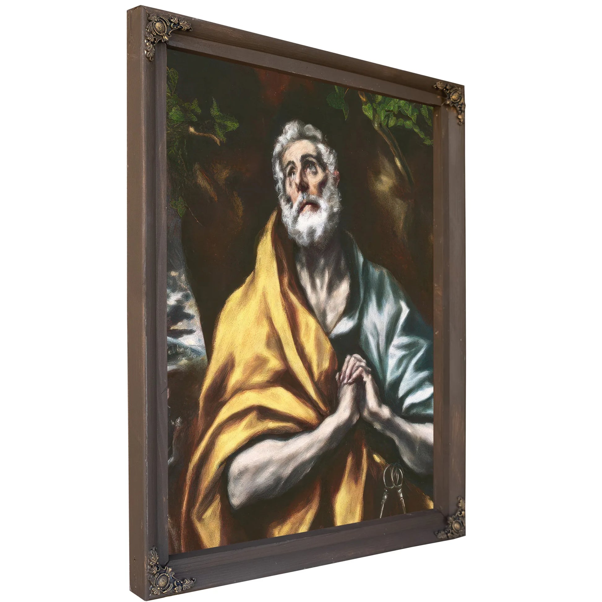 The Repentant St. Peter By El Greco Fine Art Print