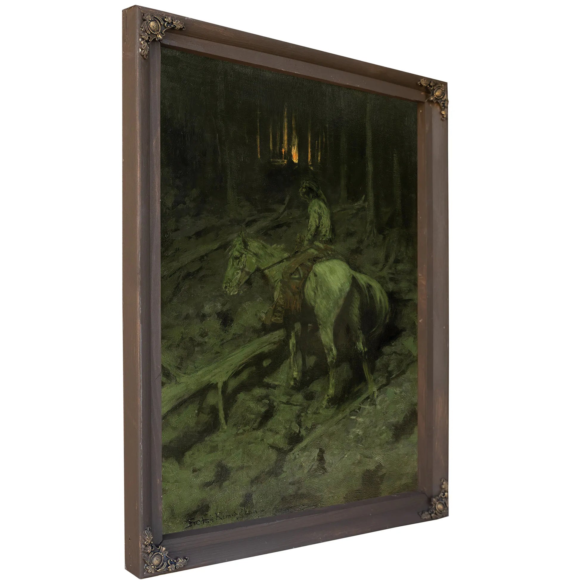  Apache Fire Signal  by Frederic Remington