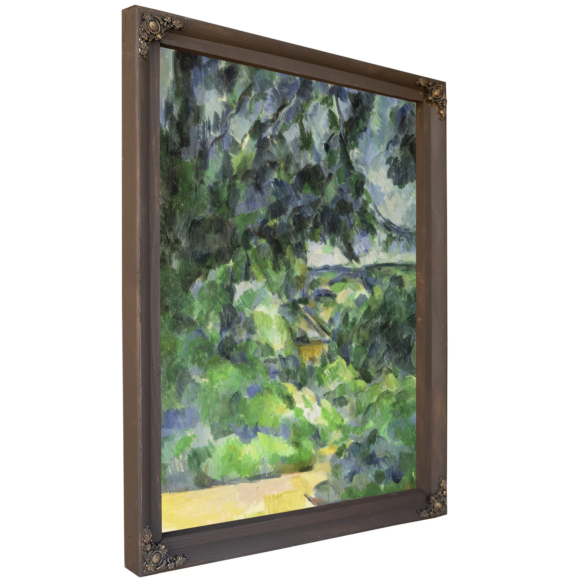 Blue Landscape By Paul Cezanne Fine Art Print