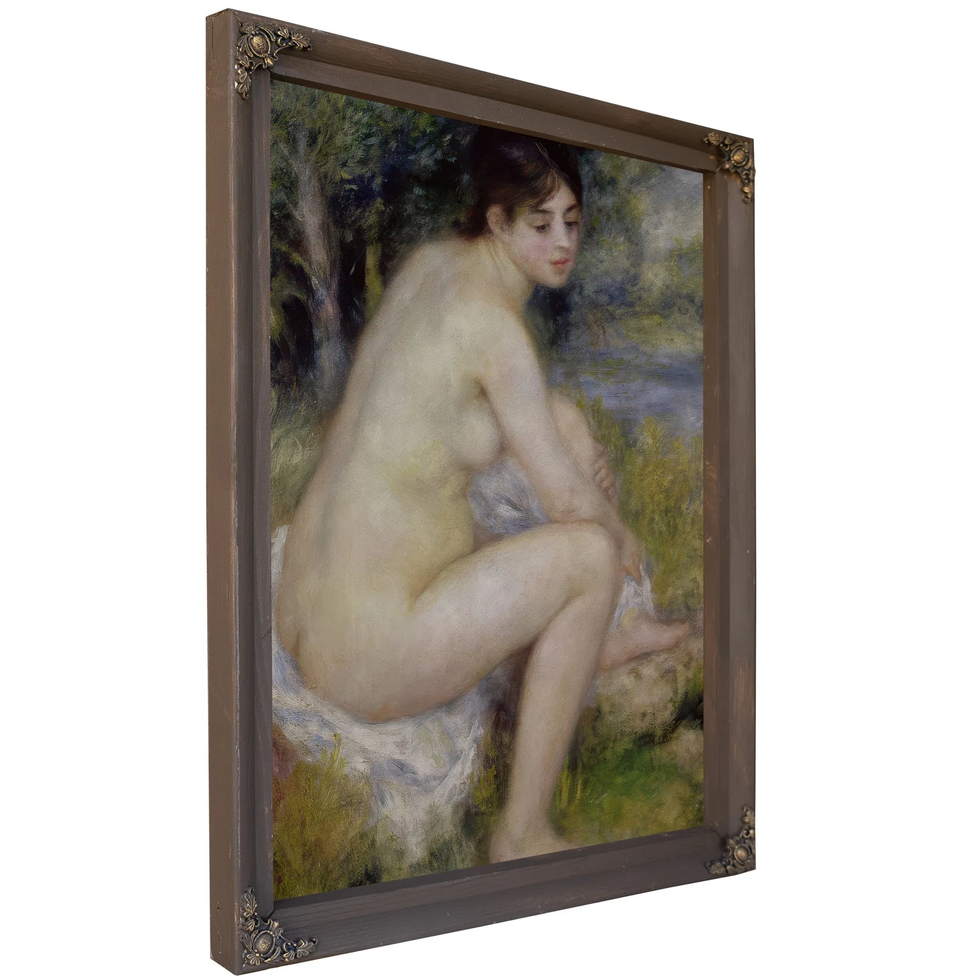 Nude In A Landscape By Pierre Auguste Renoir Fine Art Print
