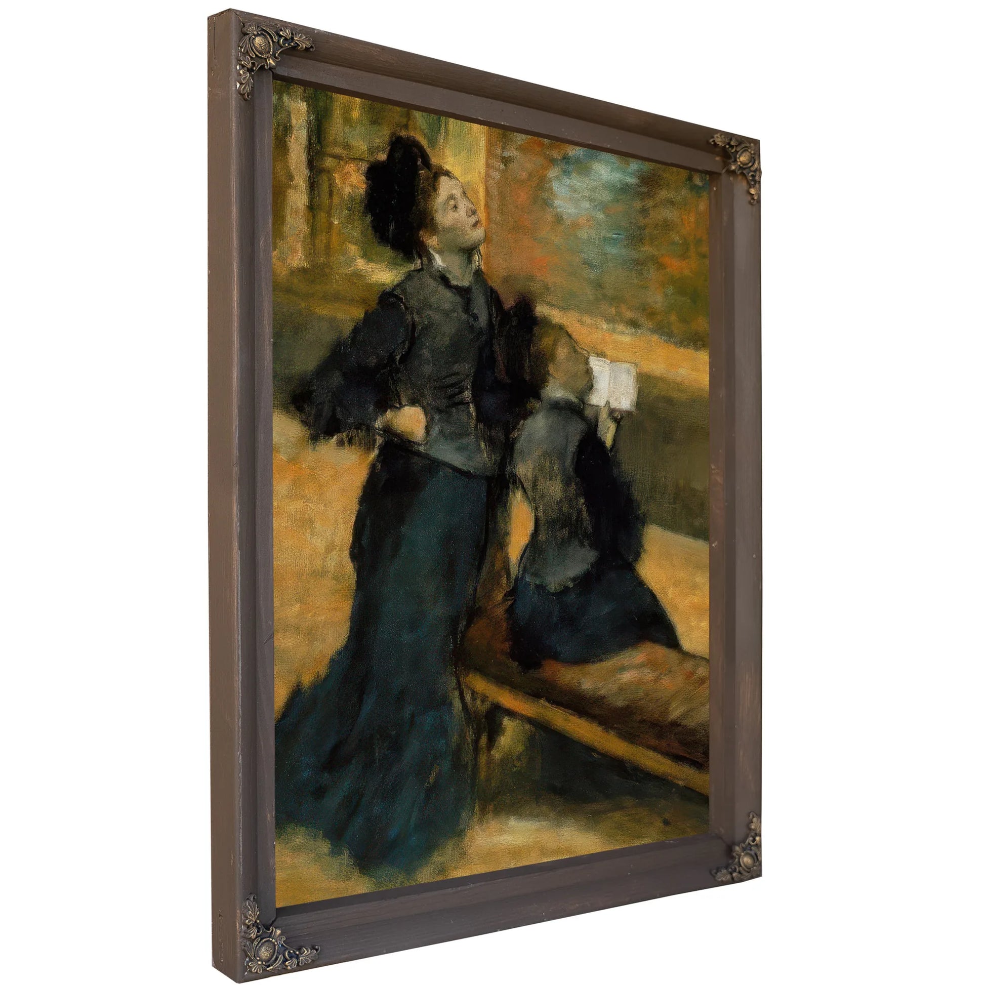 Visit To A Museum By Edgar Degas Fine Art Print