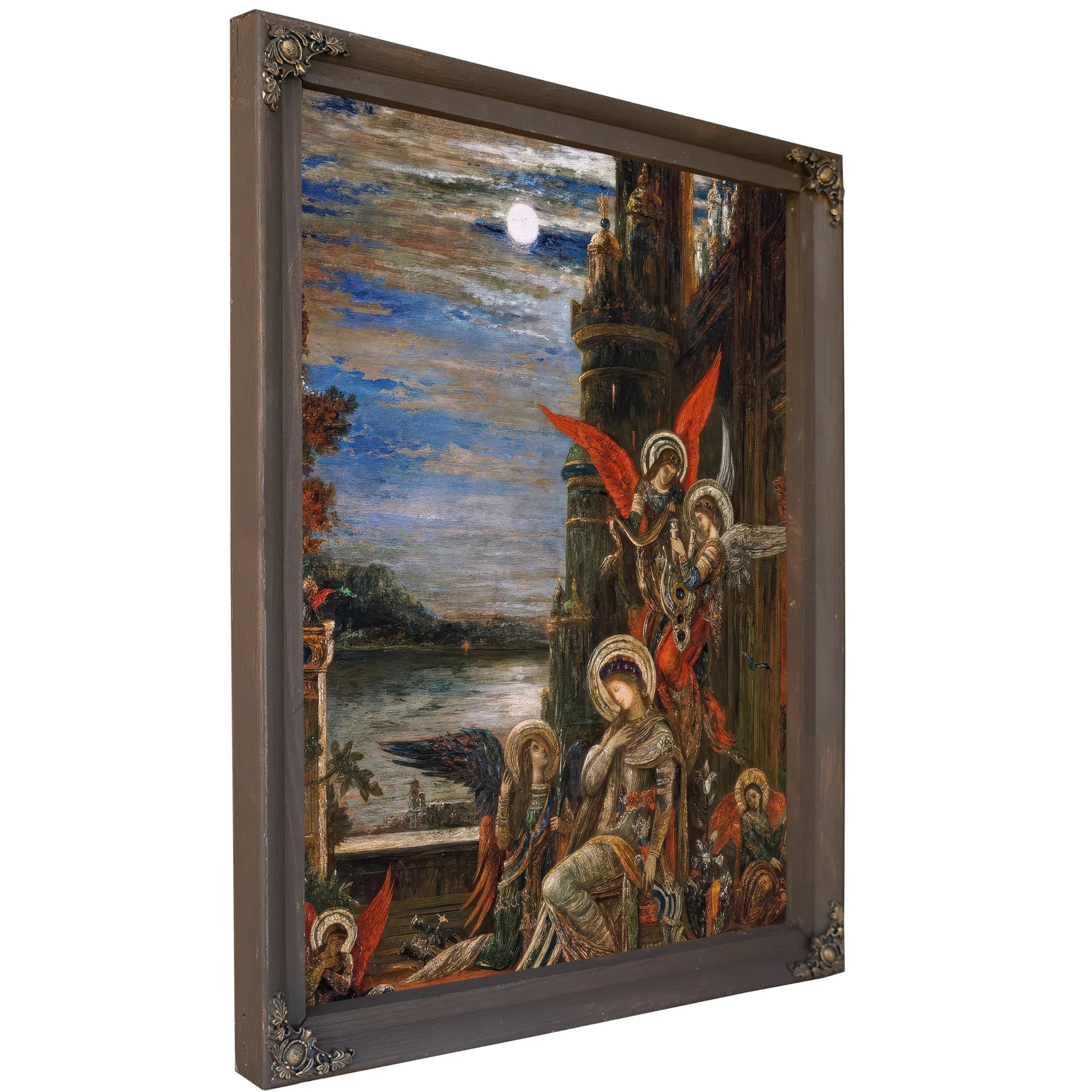 Saint Cecilia. (The Angels Announcing Her Coming Martyrdom) By Gustave Moreau Fine Art Print