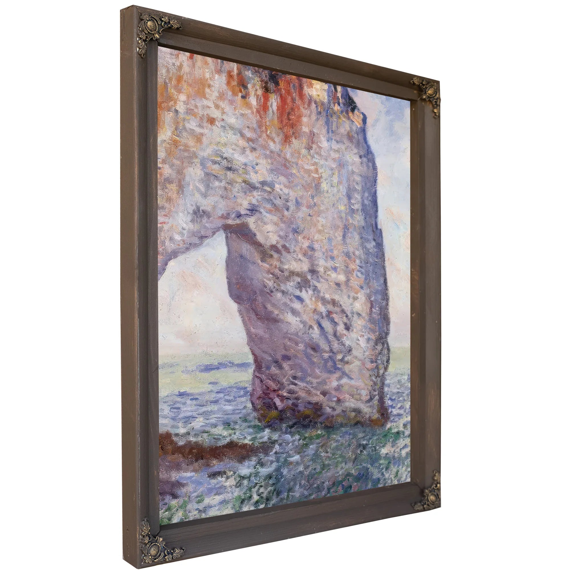La Manneporte Near Etretat By Claude Monet Fine Art Print