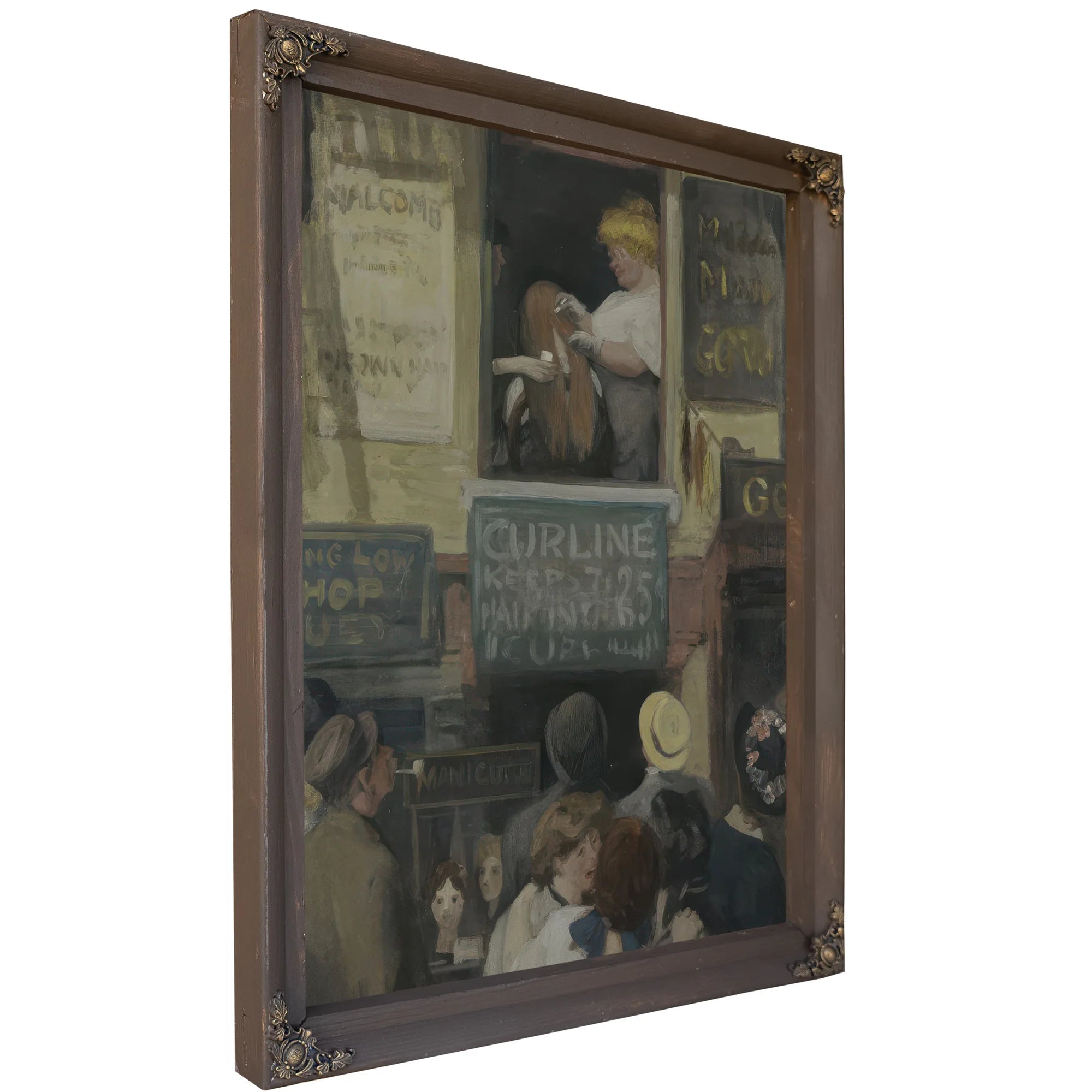 Hairdresser's Window By John Sloan Fine Art Print