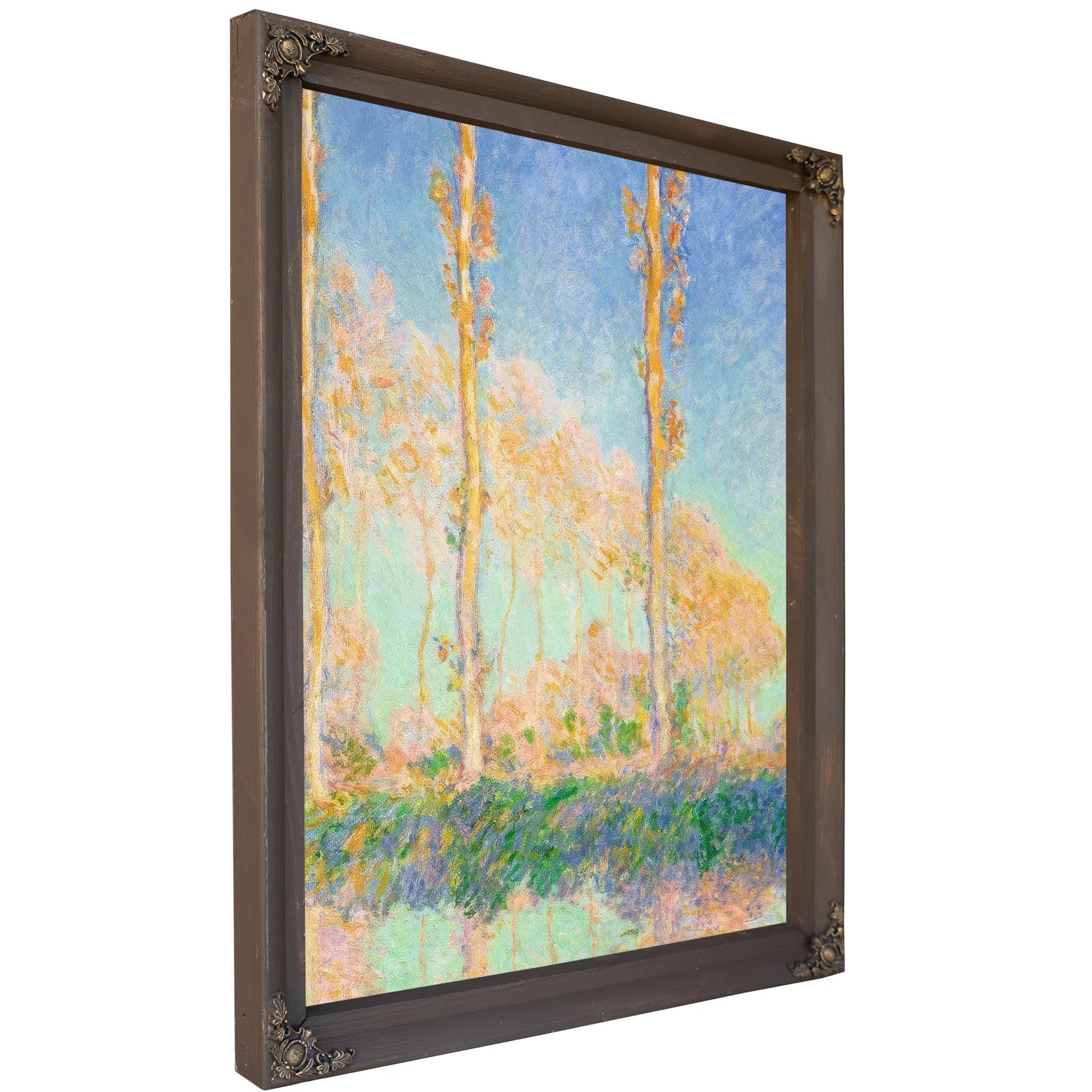 Poplars By Claude Monet Fine Art Print