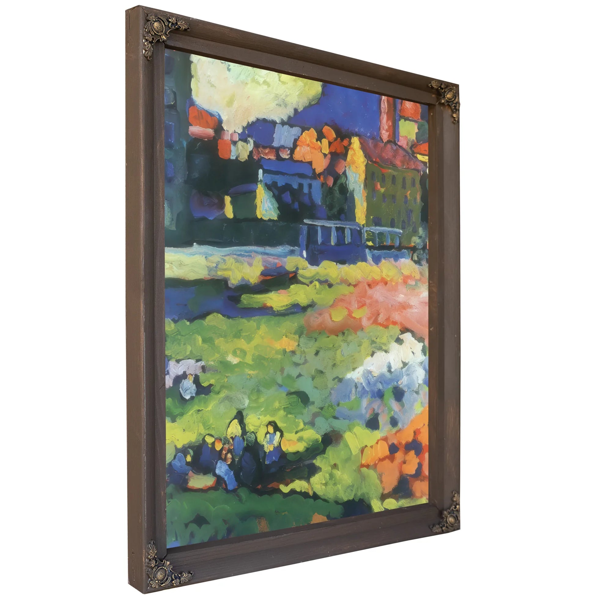 Munich Schwabing With The Church Of St. Ursul 1908 By Wassily Kandinsky Fine Art Print